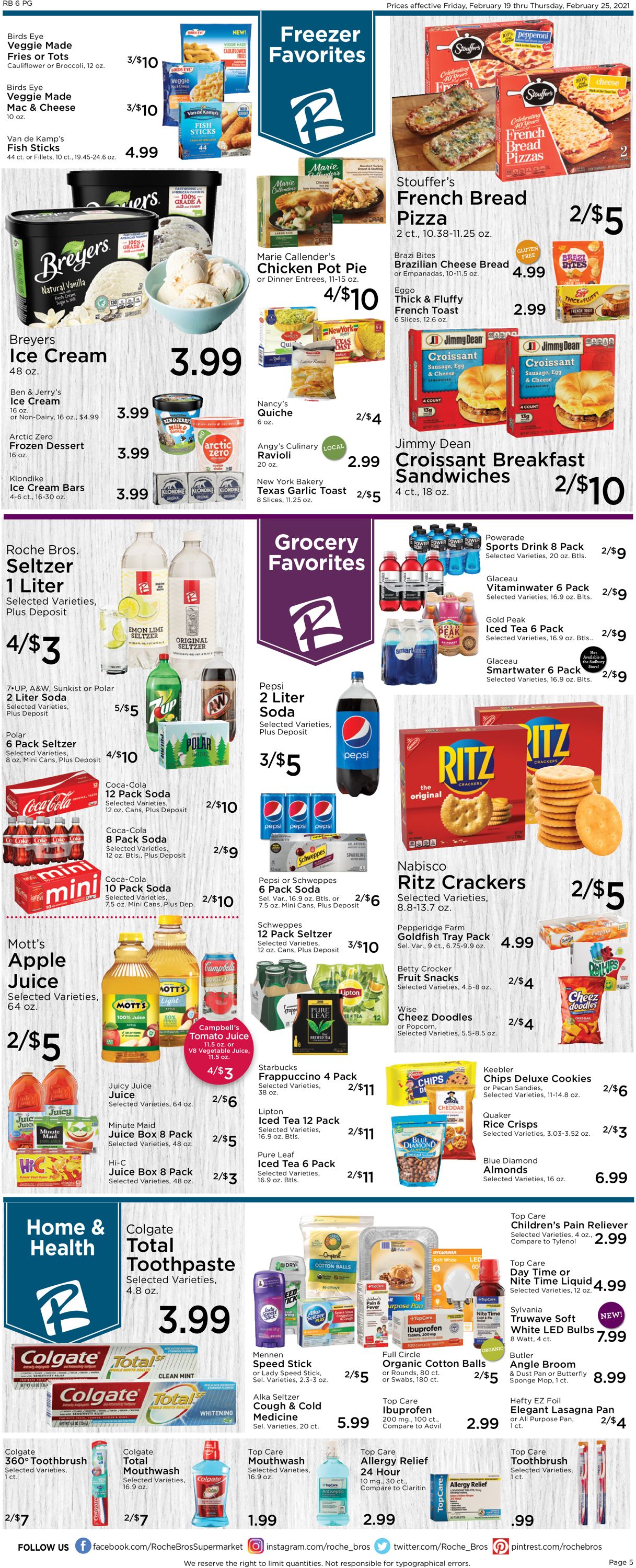 Roche Bros. Supermarkets Weekly Ad Circular - valid 02/19-02/25/2021 (Page 5)