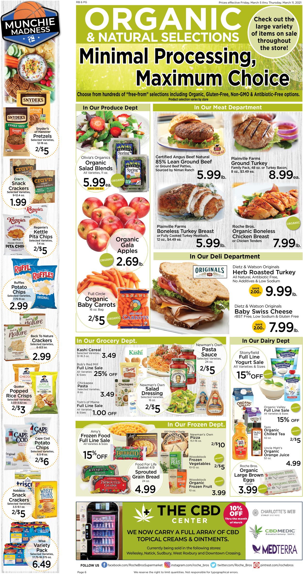 Roche Bros. Supermarkets Weekly Ad Circular - valid 03/05-03/11/2021 (Page 6)