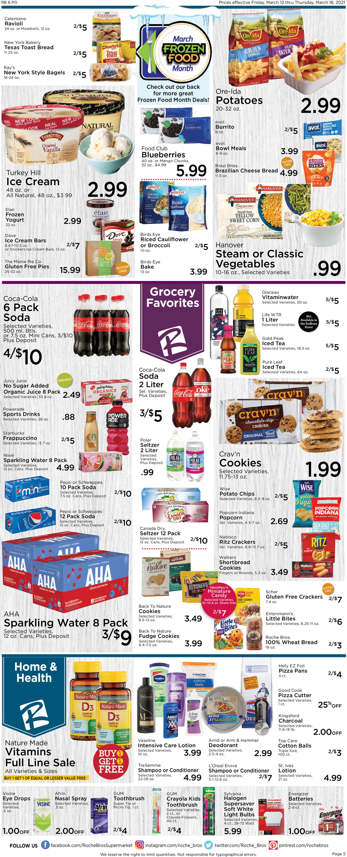 Roche Bros. Supermarkets Weekly Ad Circular - valid 03/12-03/18/2021 (Page 5)