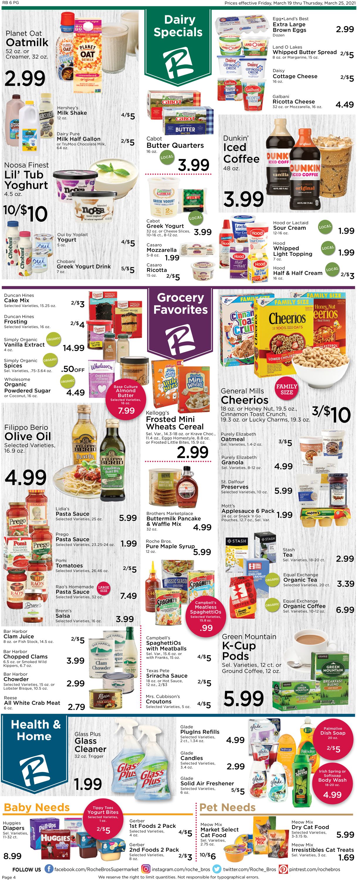 Roche Bros. Supermarkets Weekly Ad Circular - valid 03/19-03/25/2021 (Page 4)