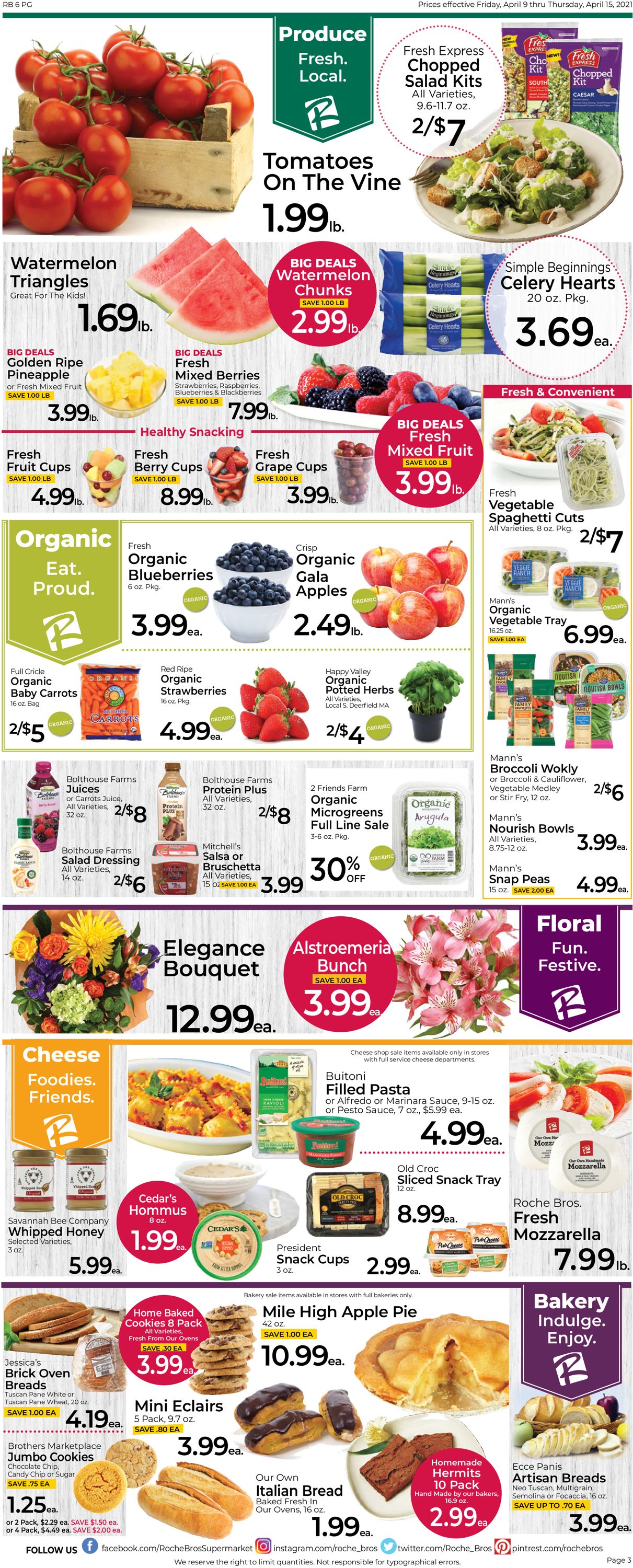 Roche Bros. Supermarkets Weekly Ad Circular - valid 04/09-04/15/2021 (Page 3)