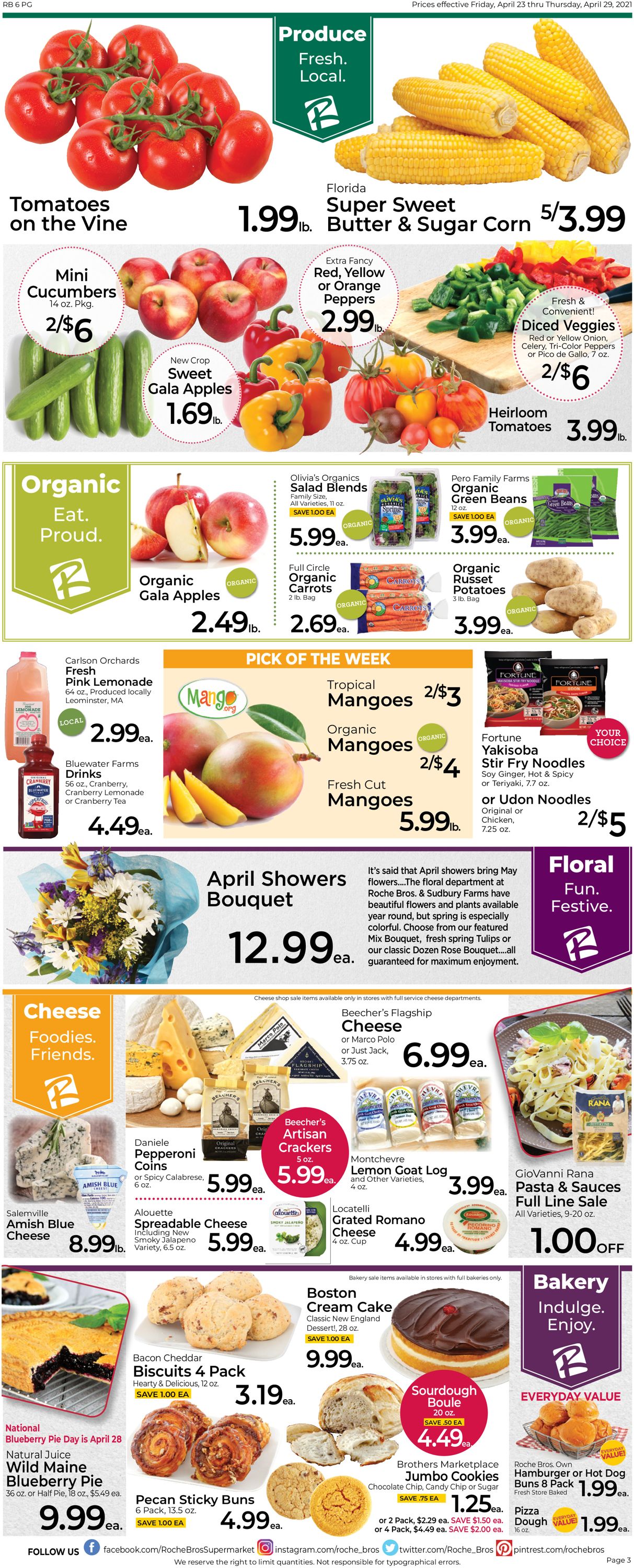 Roche Bros. Supermarkets Weekly Ad Circular - valid 04/23-04/29/2021 (Page 3)