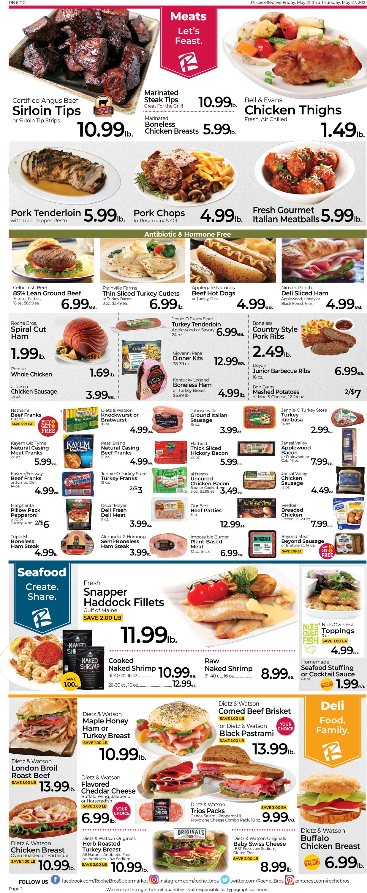 Roche Bros. Supermarkets Weekly Ad Circular - valid 05/21-05/27/2021 (Page 2)