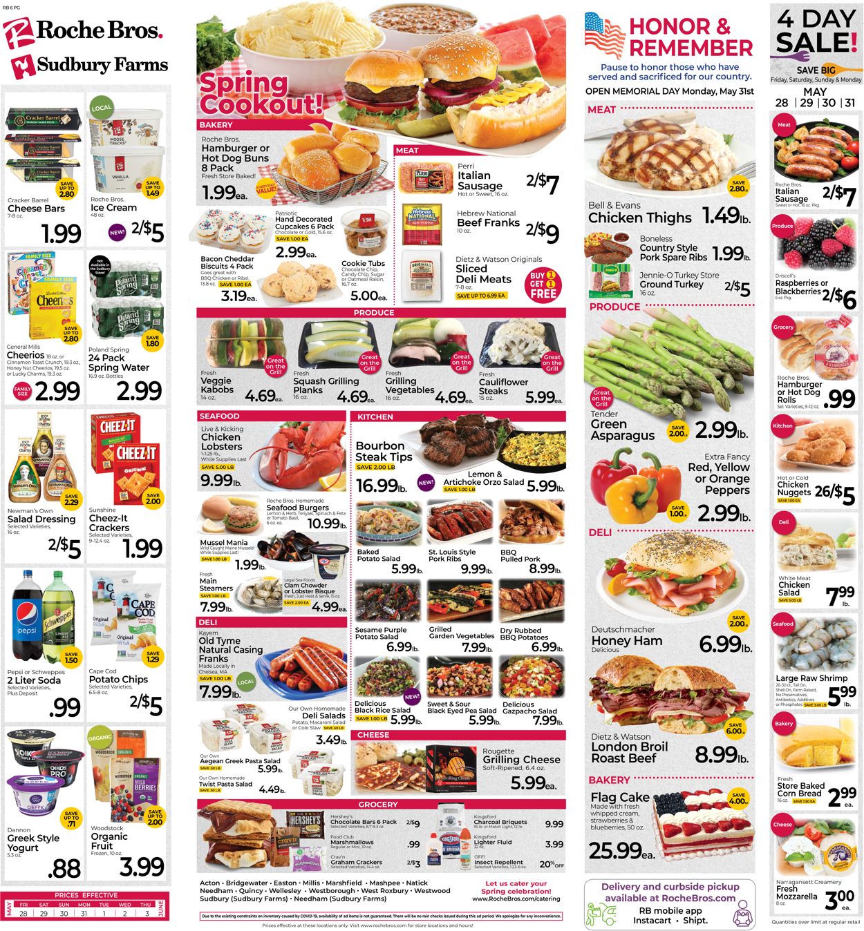 Roche Bros. Supermarkets Weekly Ad Circular - valid 05/28-06/03/2021