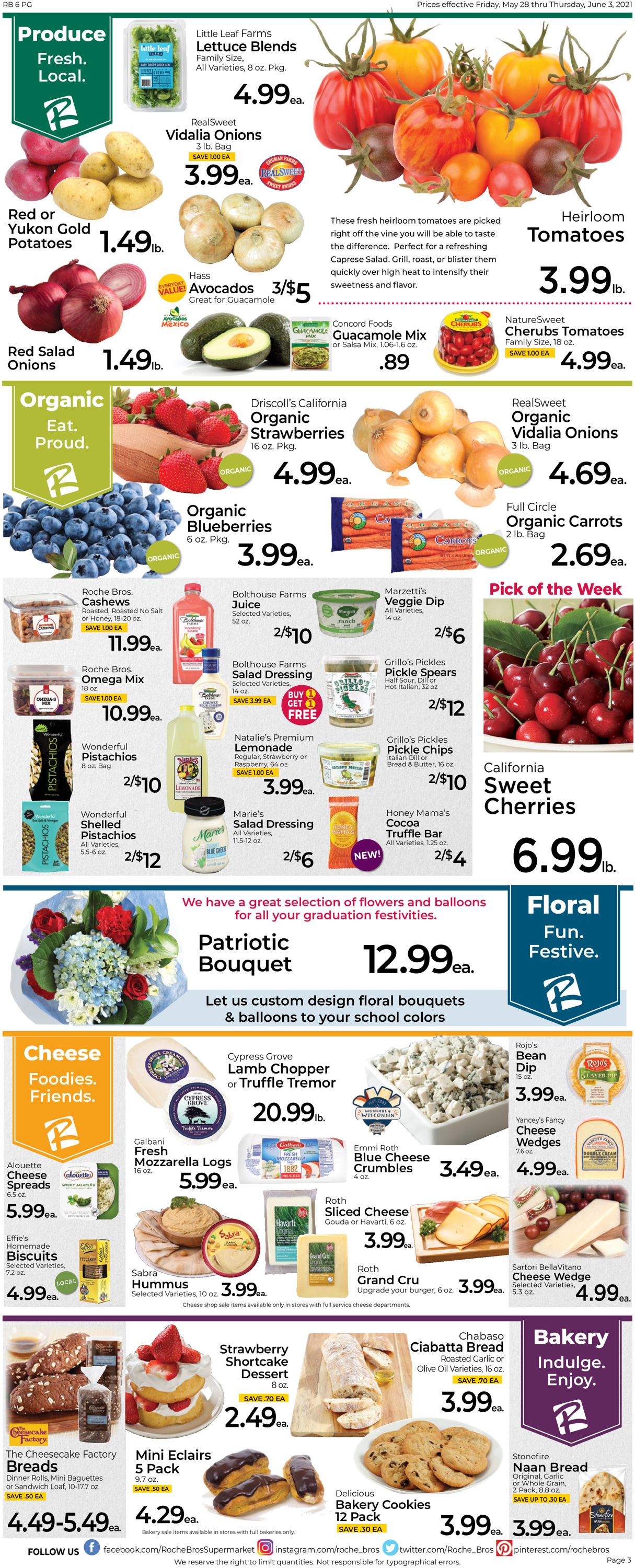 Roche Bros. Supermarkets Weekly Ad Circular - valid 05/28-06/03/2021 (Page 3)