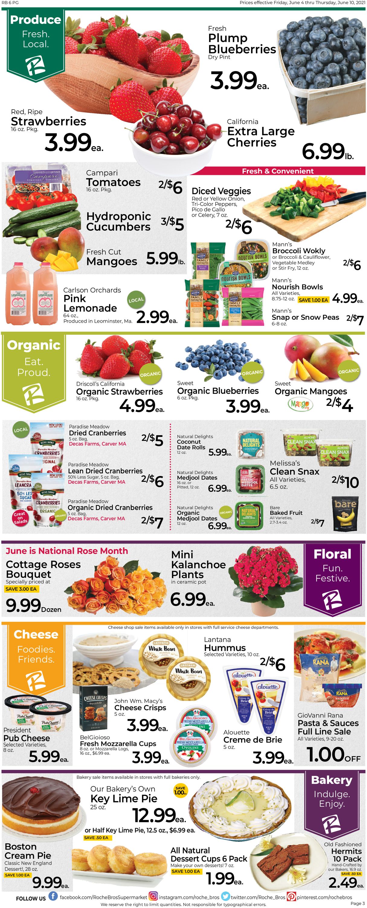 Roche Bros. Supermarkets Weekly Ad Circular - valid 06/04-06/10/2021 (Page 3)