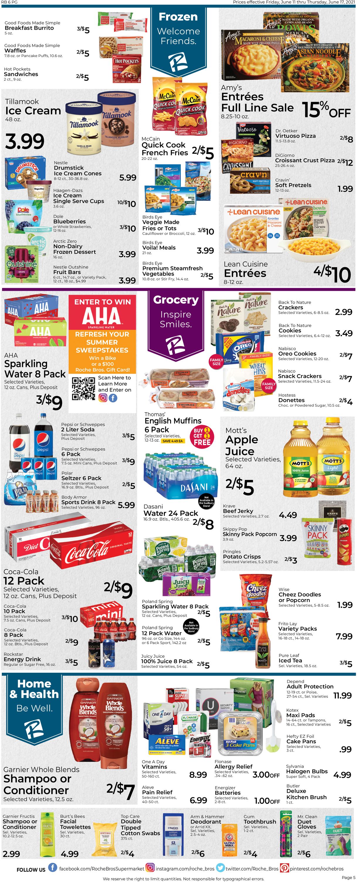 Roche Bros. Supermarkets Weekly Ad Circular - valid 06/11-06/17/2021 (Page 5)