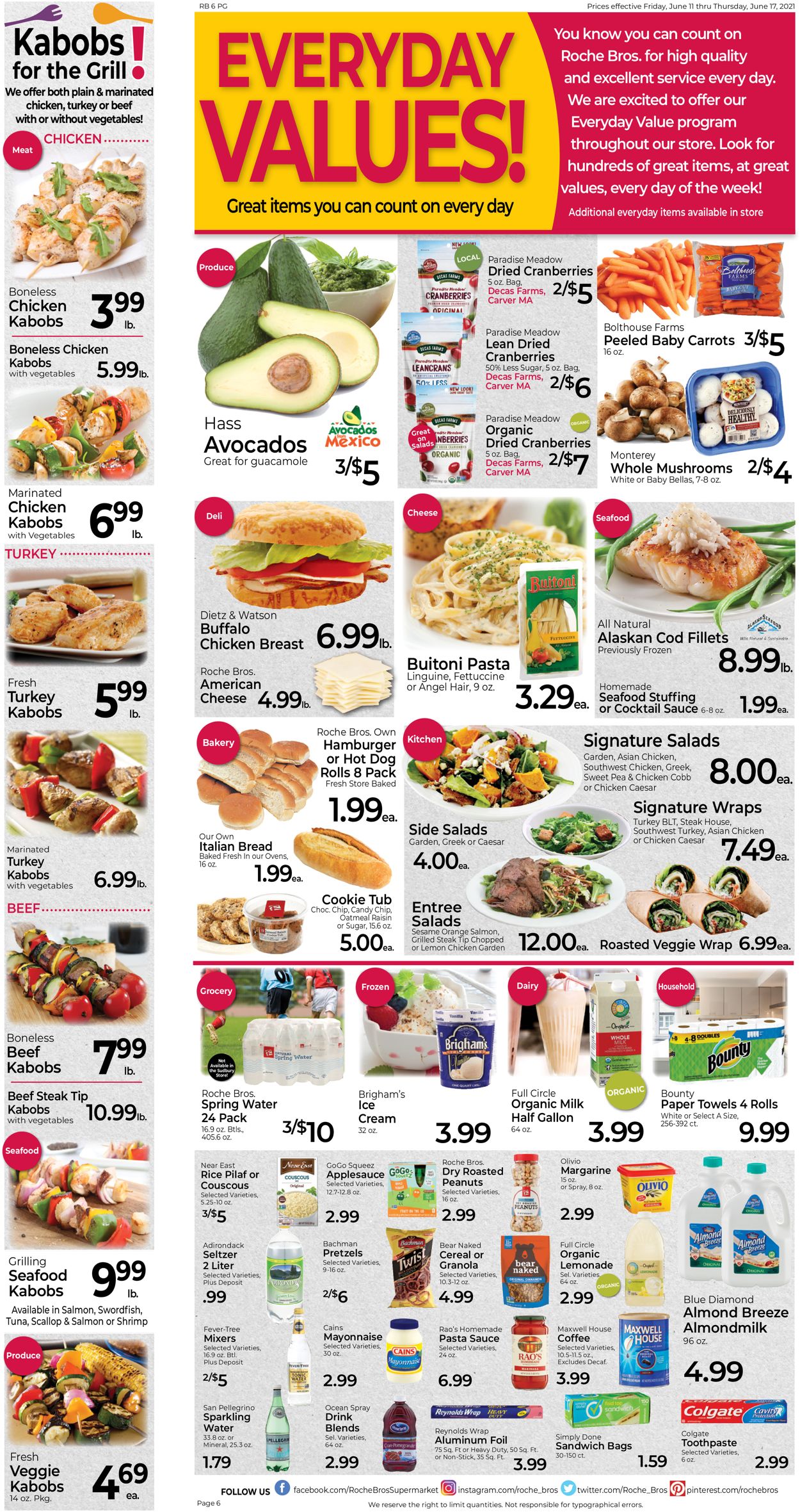 Roche Bros. Supermarkets Weekly Ad Circular - valid 06/11-06/17/2021 (Page 6)