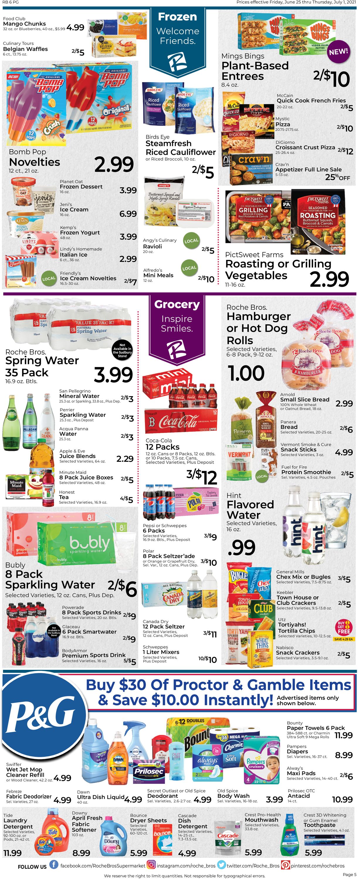 Roche Bros. Supermarkets Weekly Ad Circular - valid 06/25-07/01/2021 (Page 5)