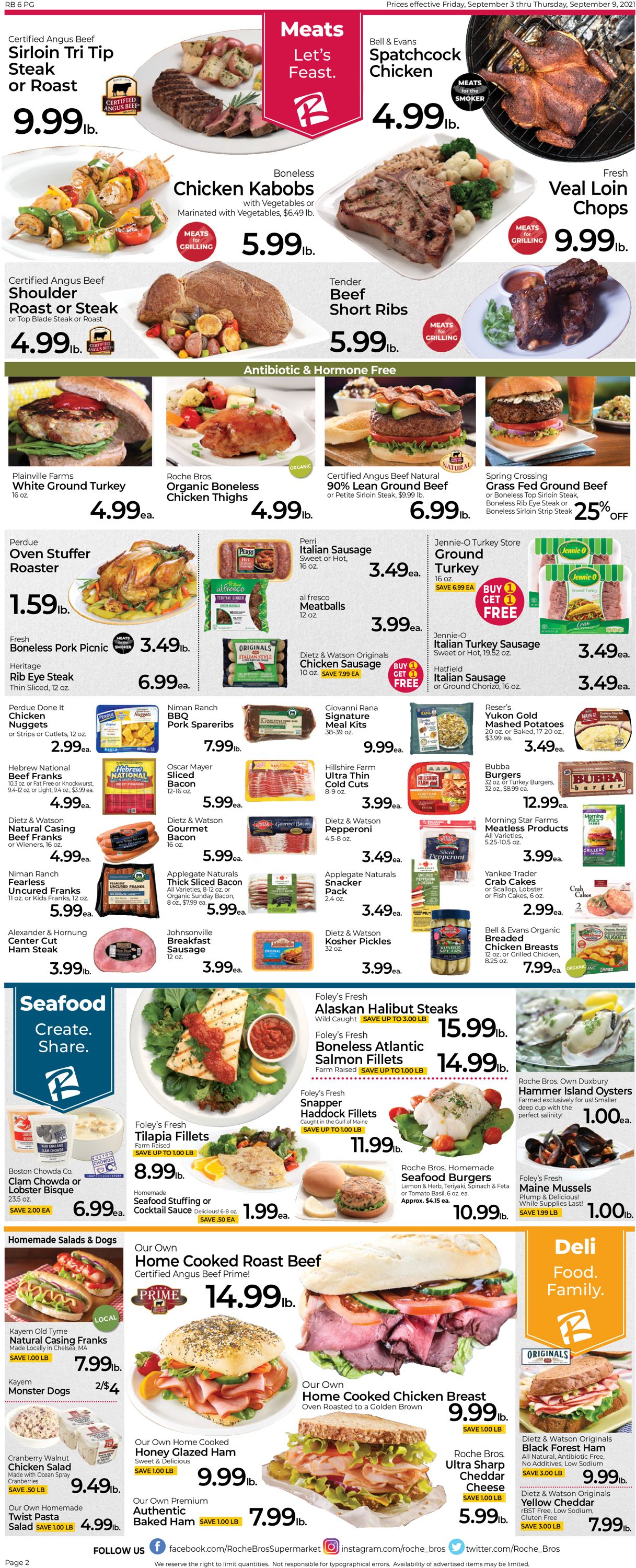 Roche Bros. Supermarkets Weekly Ad Circular - valid 09/03-09/09/2021 (Page 2)