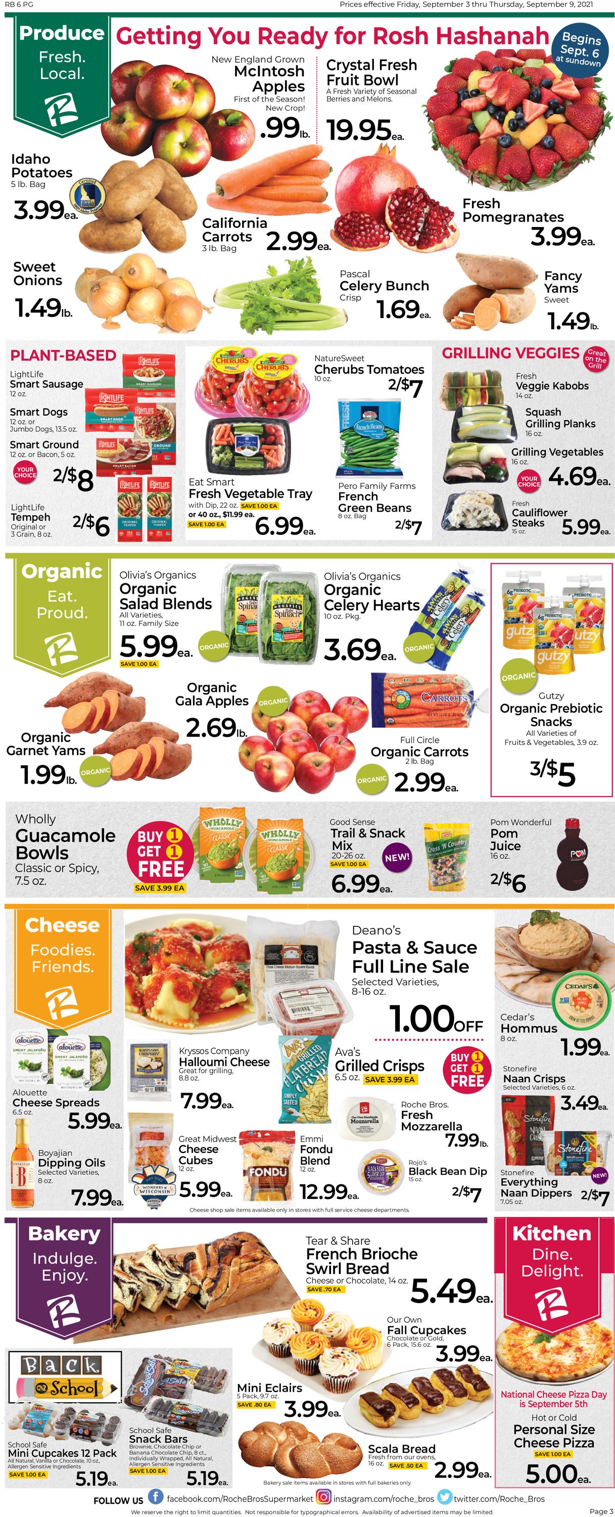 Roche Bros. Supermarkets Weekly Ad Circular - valid 09/03-09/09/2021 (Page 3)