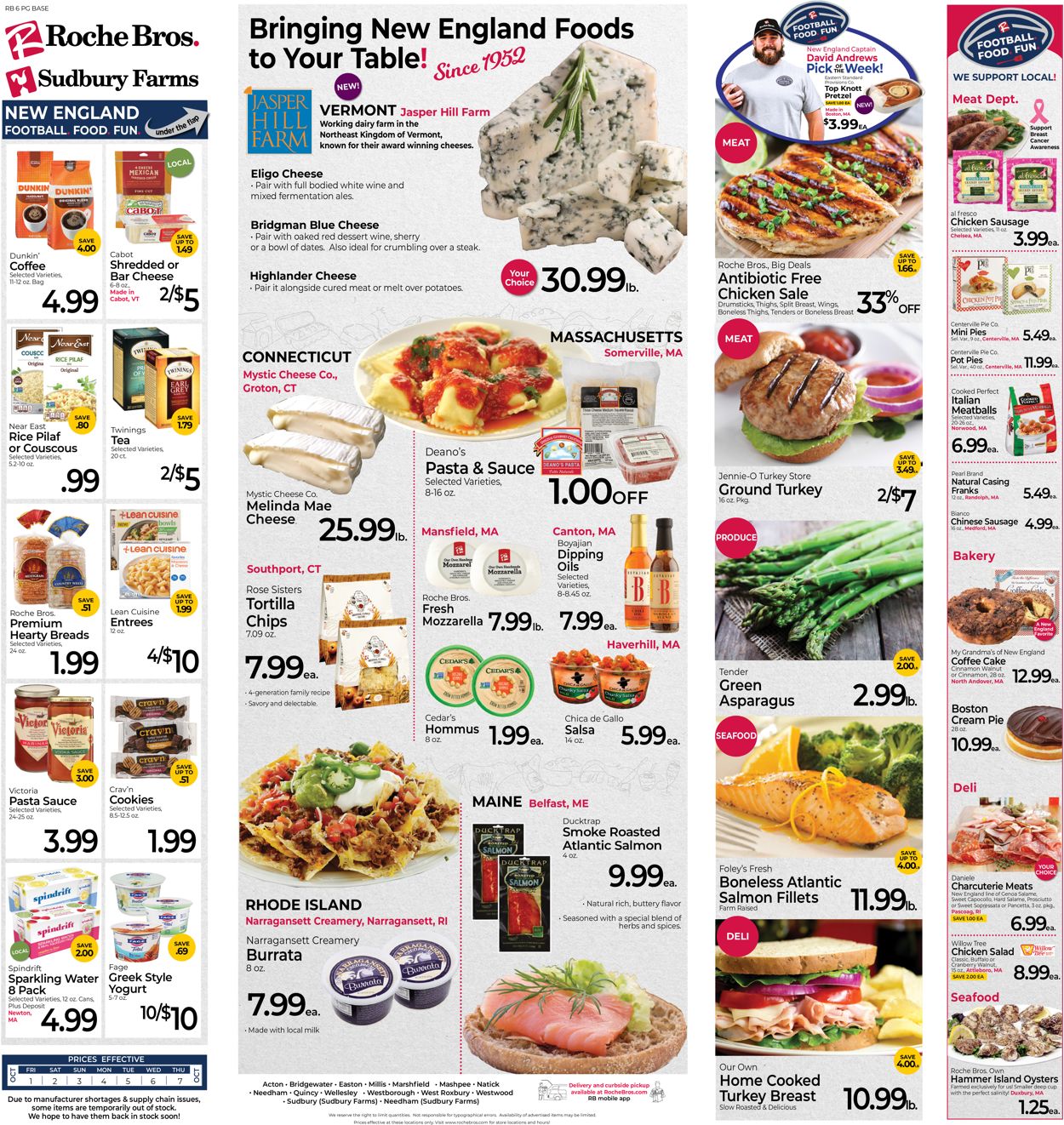 Roche Bros. Supermarkets Weekly Ad Circular - valid 10/01-10/07/2021