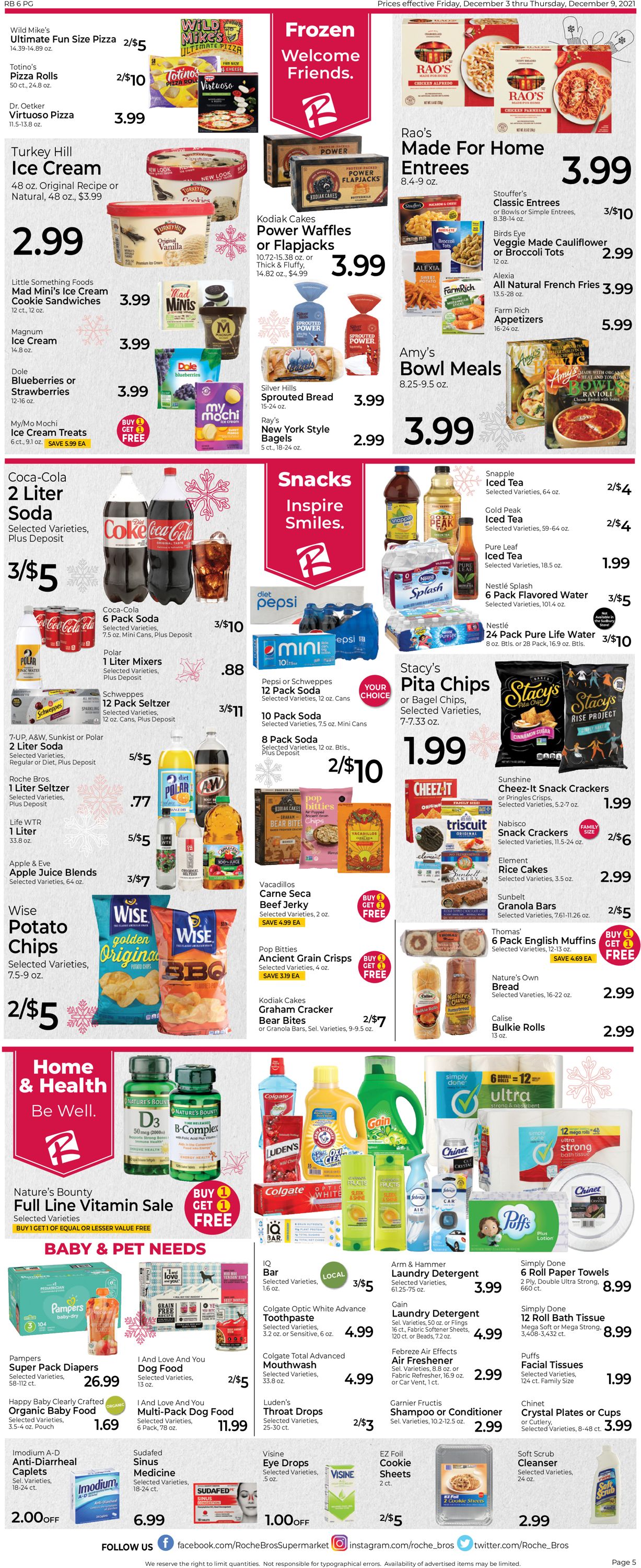 Roche Bros. Supermarkets Weekly Ad Circular - valid 12/03-12/09/2021 (Page 5)