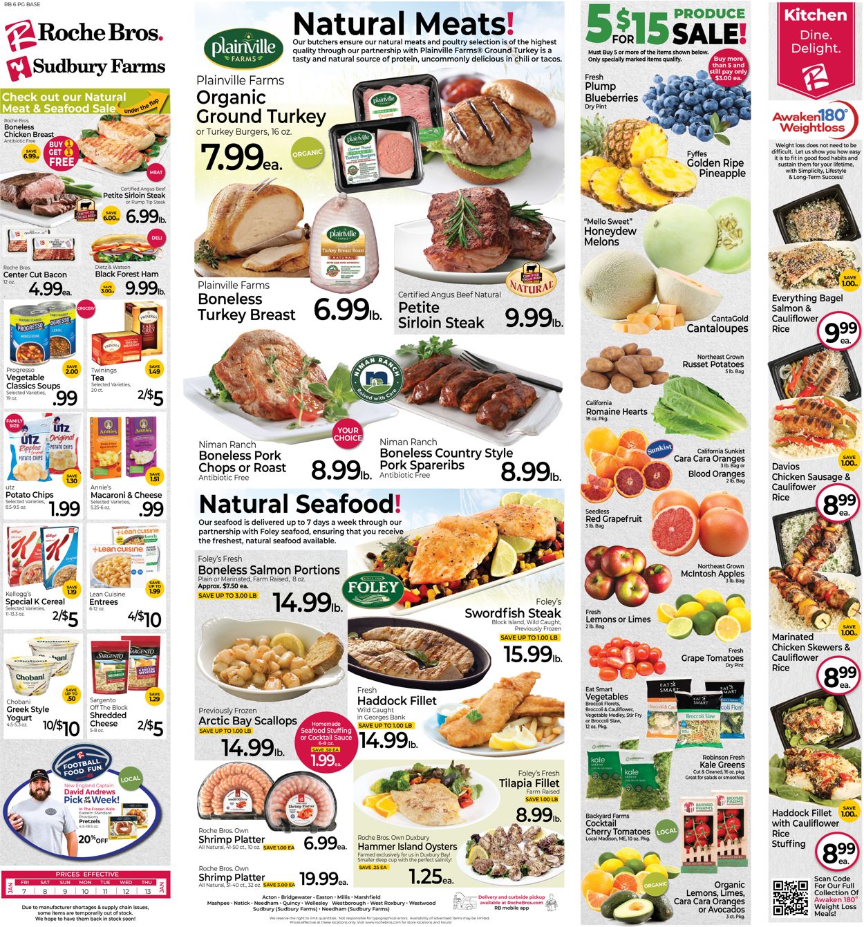 Roche Bros. Supermarkets Weekly Ad Circular - valid 01/07-01/13/2022