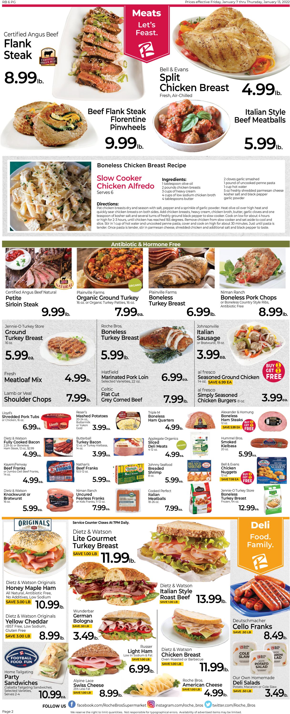 Roche Bros. Supermarkets Weekly Ad Circular - valid 01/07-01/13/2022 (Page 2)