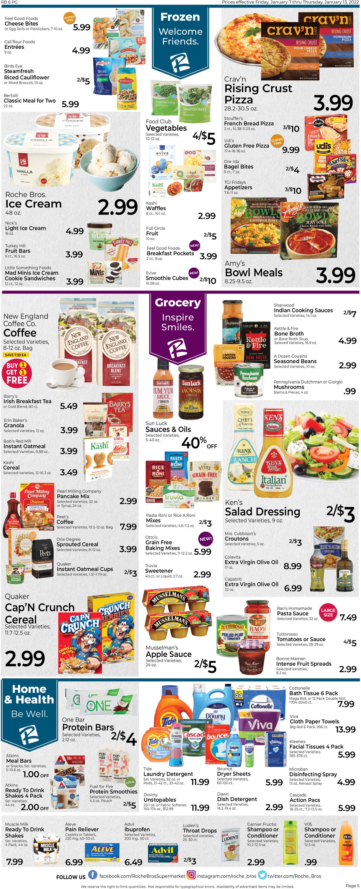 Roche Bros. Supermarkets Weekly Ad Circular - valid 01/07-01/13/2022 (Page 5)