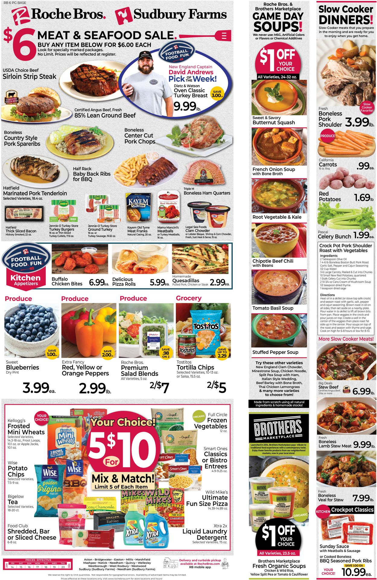 Roche Bros. Supermarkets Weekly Ad Circular - valid 01/14-01/20/2022