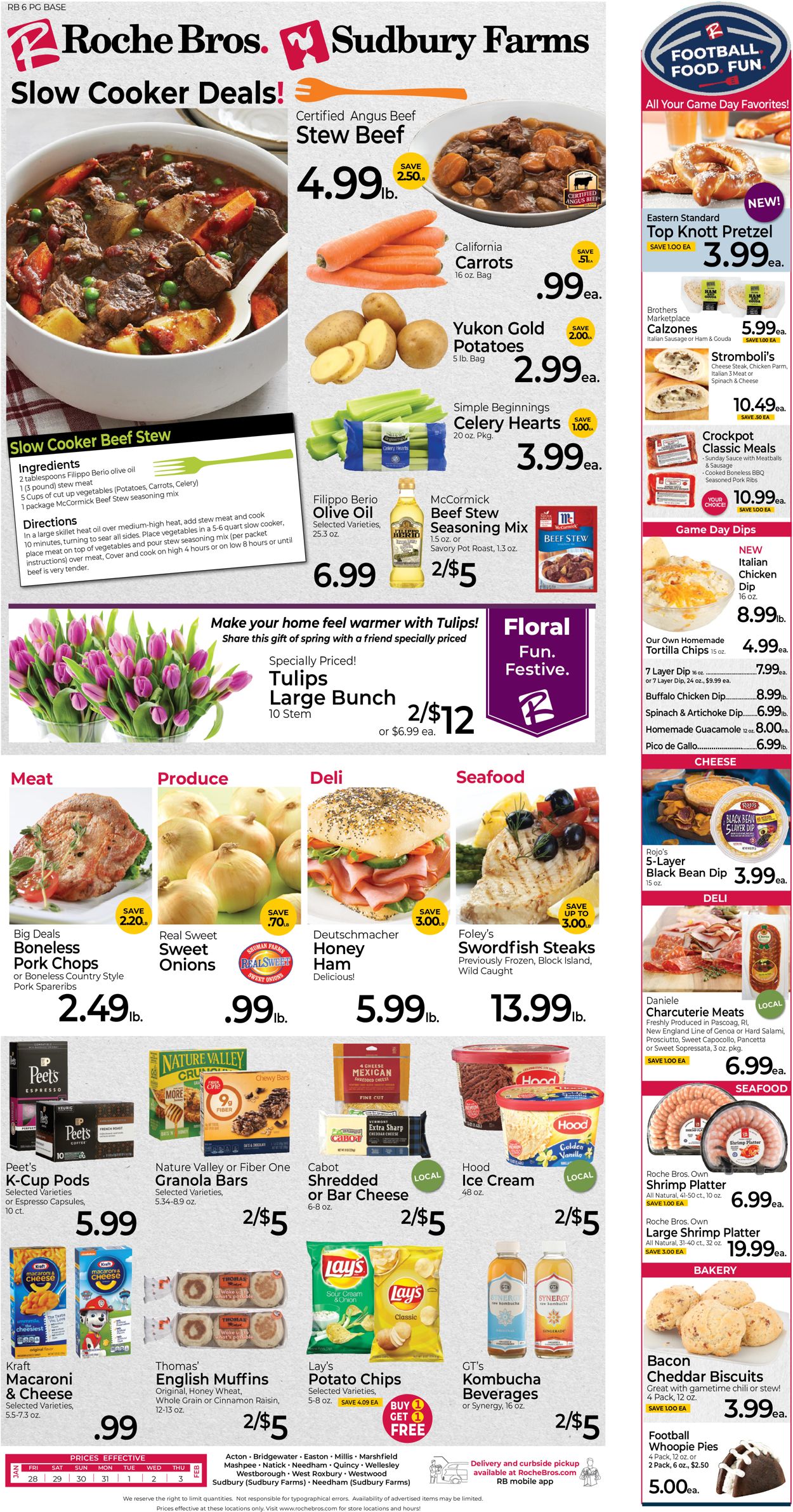 Roche Bros. Supermarkets Weekly Ad Circular - valid 01/28-02/03/2022