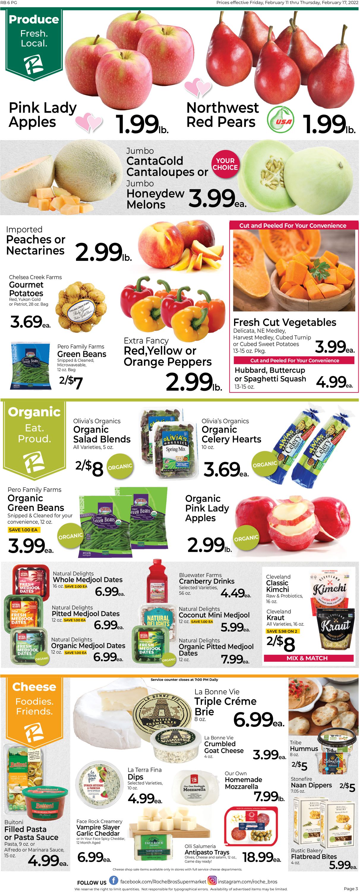 Roche Bros. Supermarkets Weekly Ad Circular - valid 02/11-02/17/2022 (Page 3)