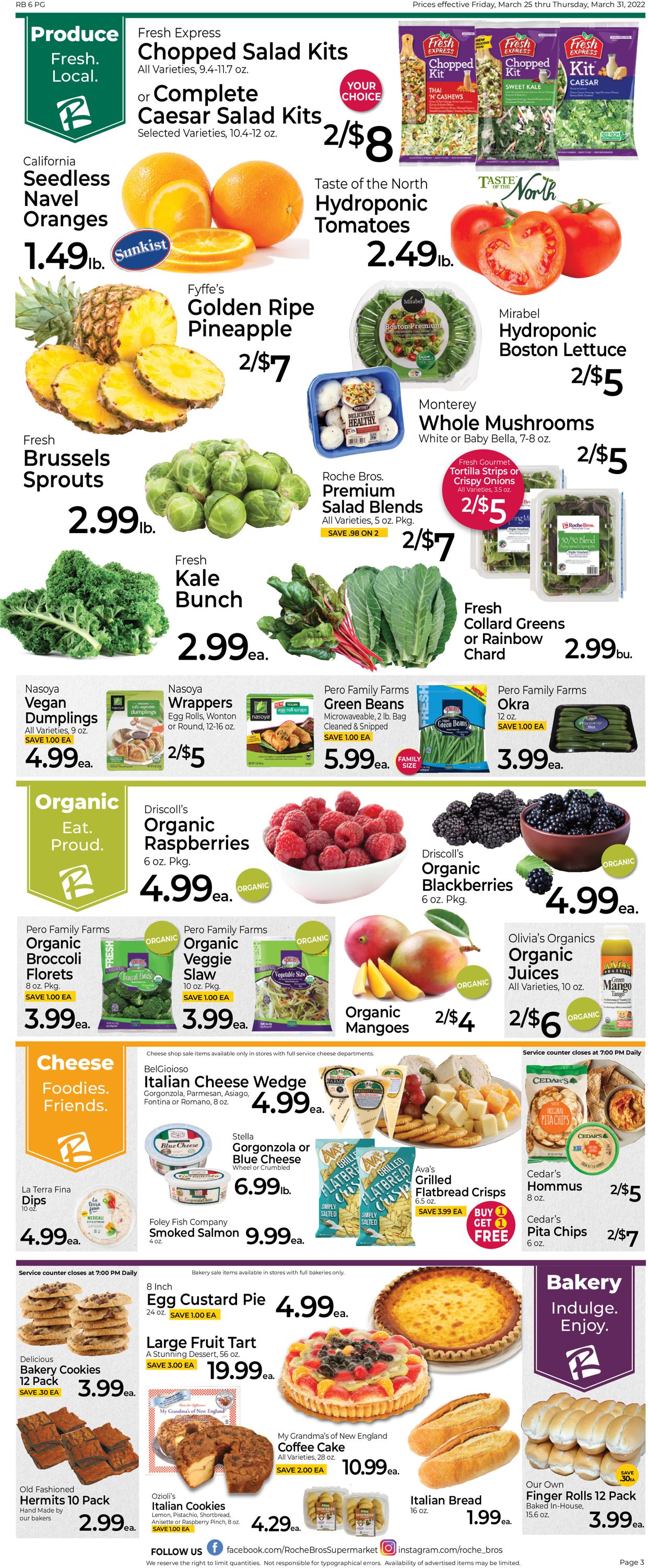 Roche Bros. Supermarkets Weekly Ad Circular - valid 03/25-03/31/2022 (Page 3)