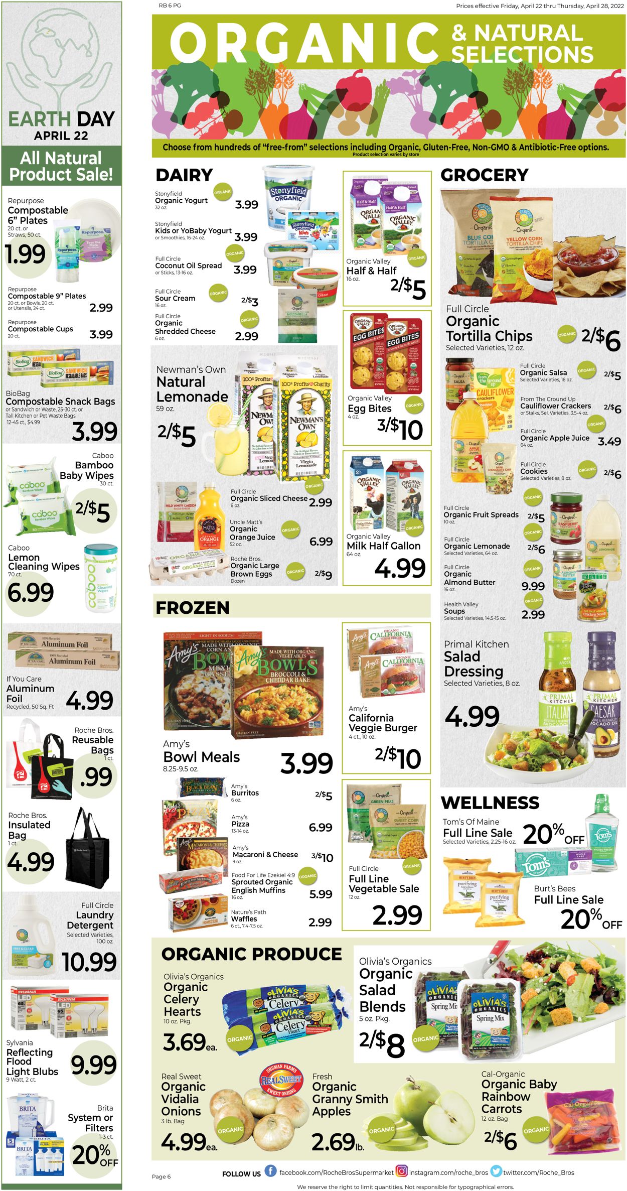 Roche Bros. Supermarkets Weekly Ad Circular - valid 04/22-04/28/2022 (Page 6)