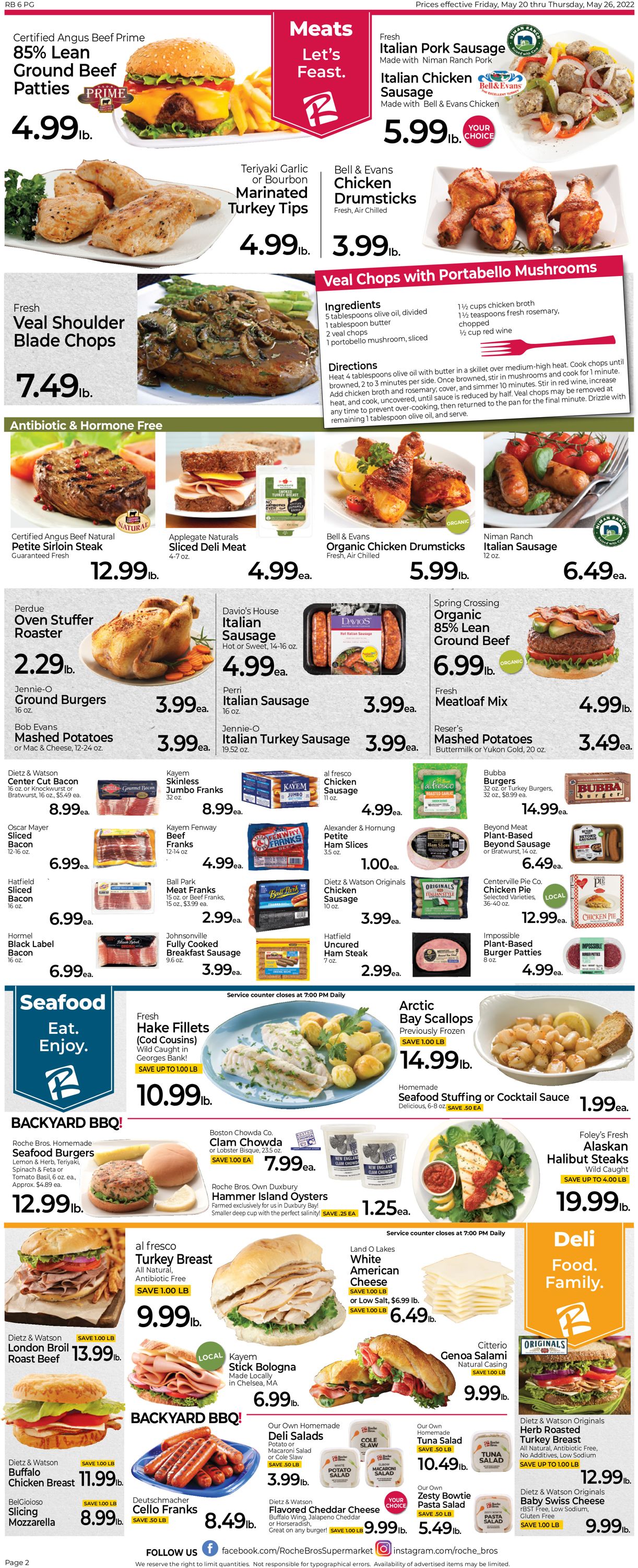 Roche Bros. Supermarkets Weekly Ad Circular - valid 05/20-05/26/2022 (Page 2)