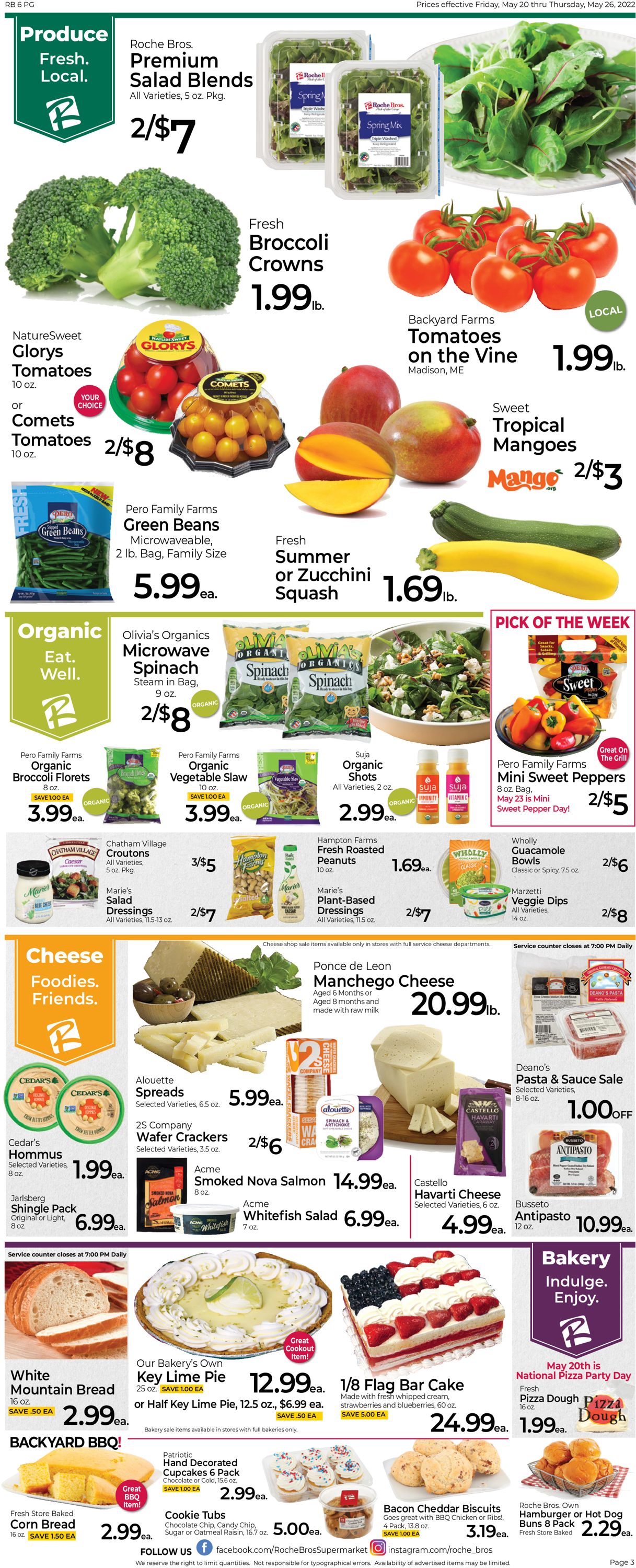 Roche Bros. Supermarkets Weekly Ad Circular - valid 05/20-05/26/2022 (Page 3)