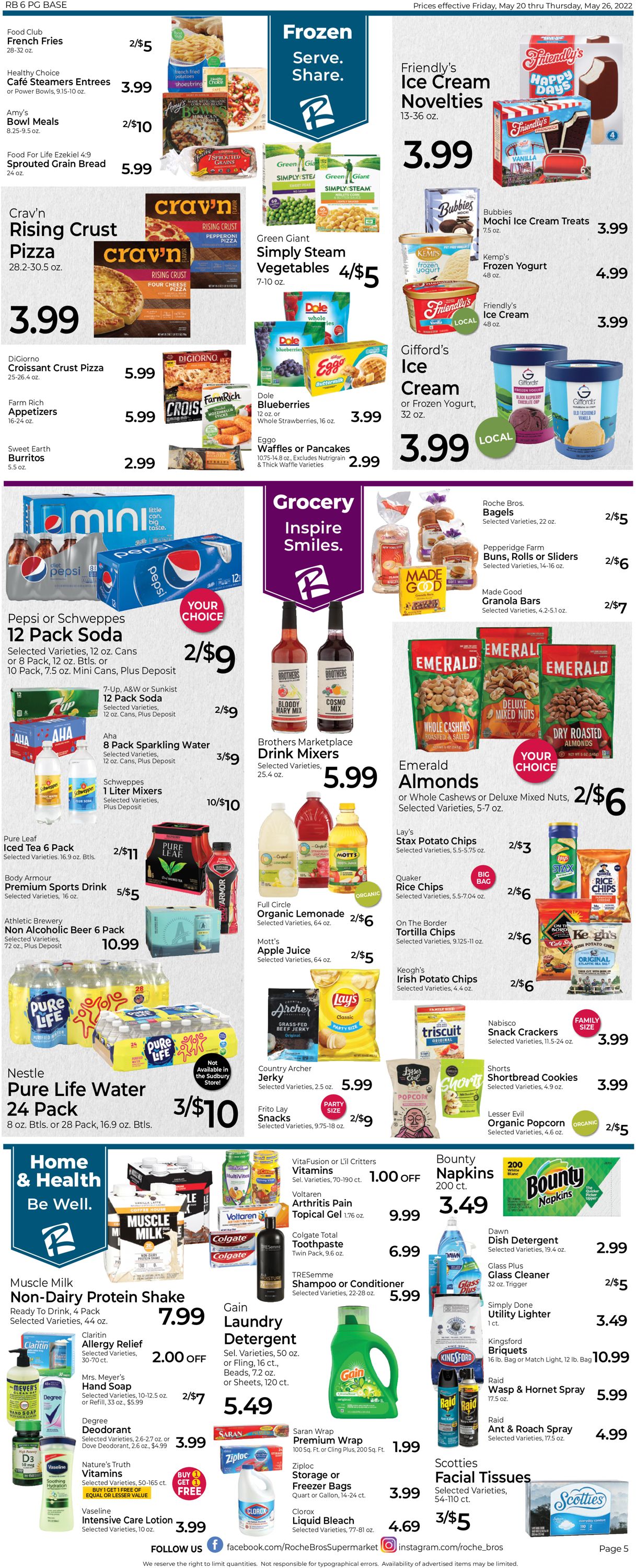 Roche Bros. Supermarkets Weekly Ad Circular - valid 05/20-05/26/2022 (Page 5)