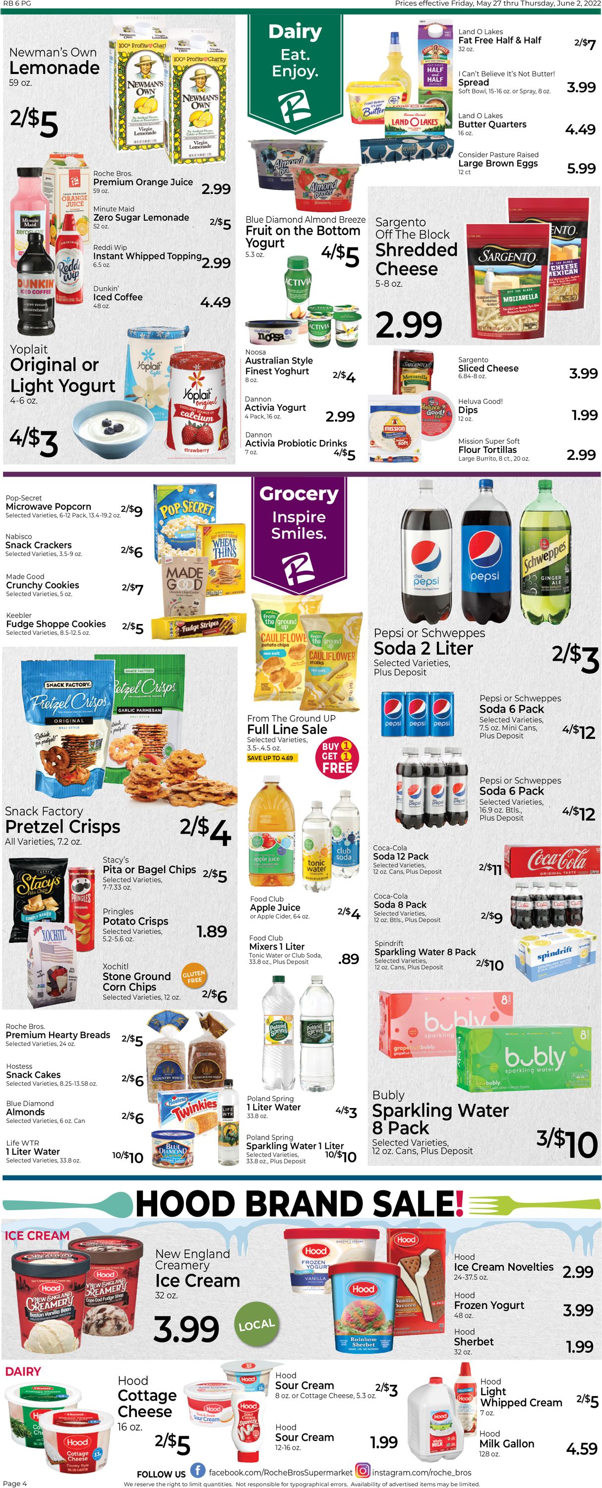 Roche Bros. Supermarkets Weekly Ad Circular - valid 05/27-06/02/2022 (Page 4)