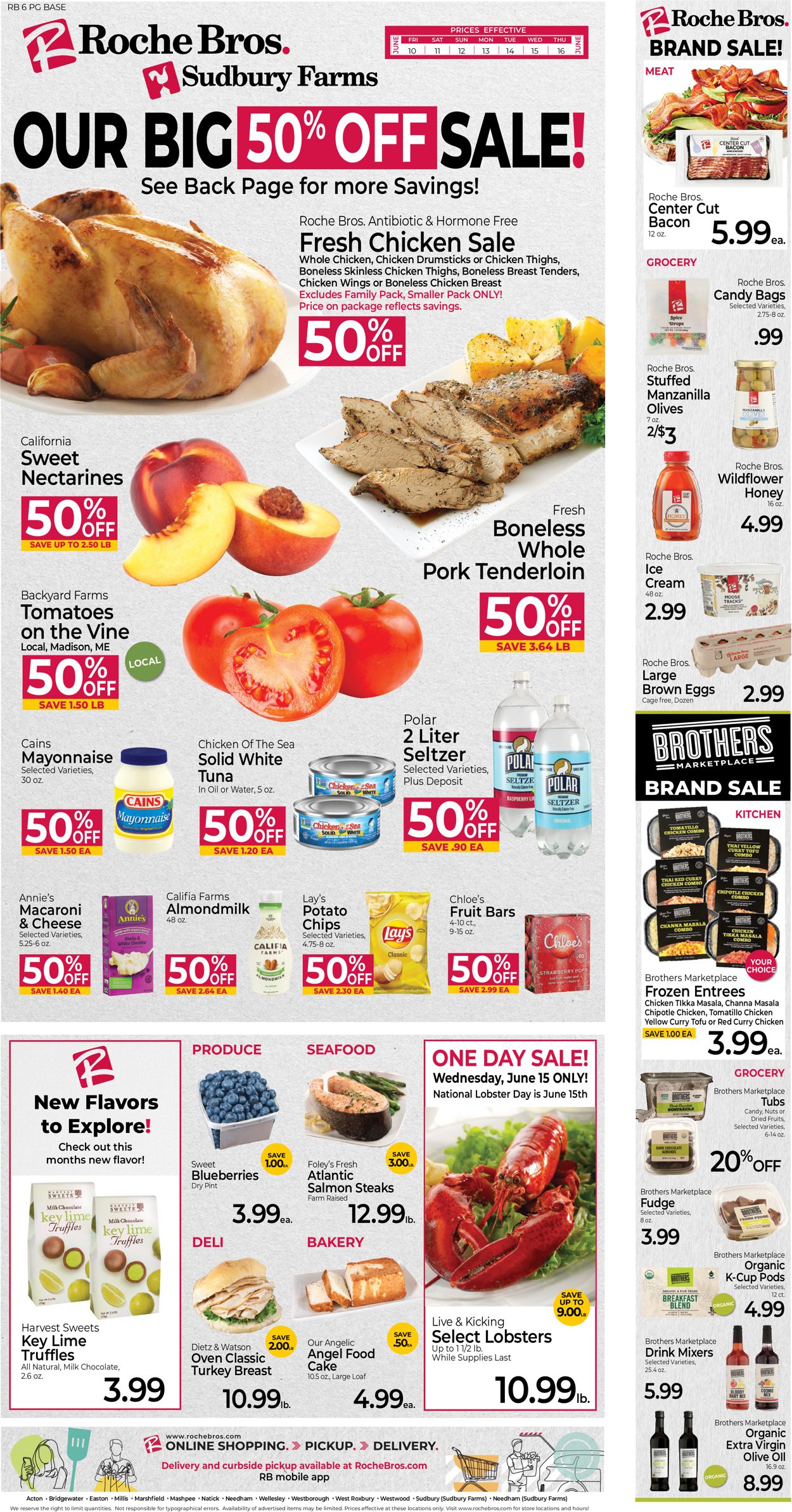 Roche Bros. Supermarkets Weekly Ad Circular - valid 06/10-06/16/2022