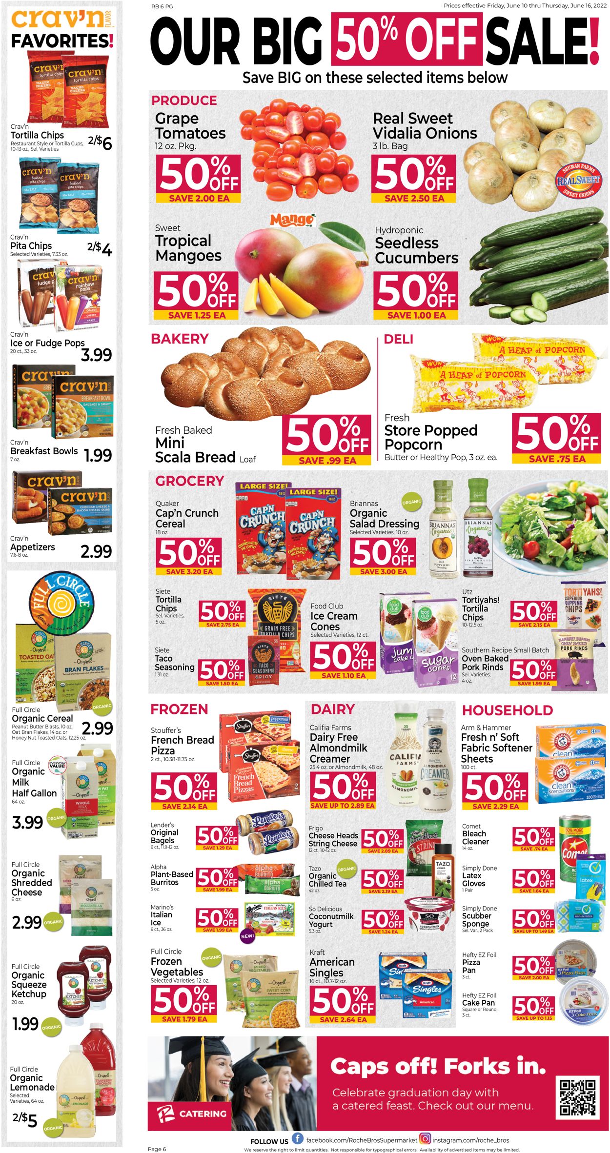 Roche Bros. Supermarkets Weekly Ad Circular - valid 06/10-06/16/2022 (Page 6)