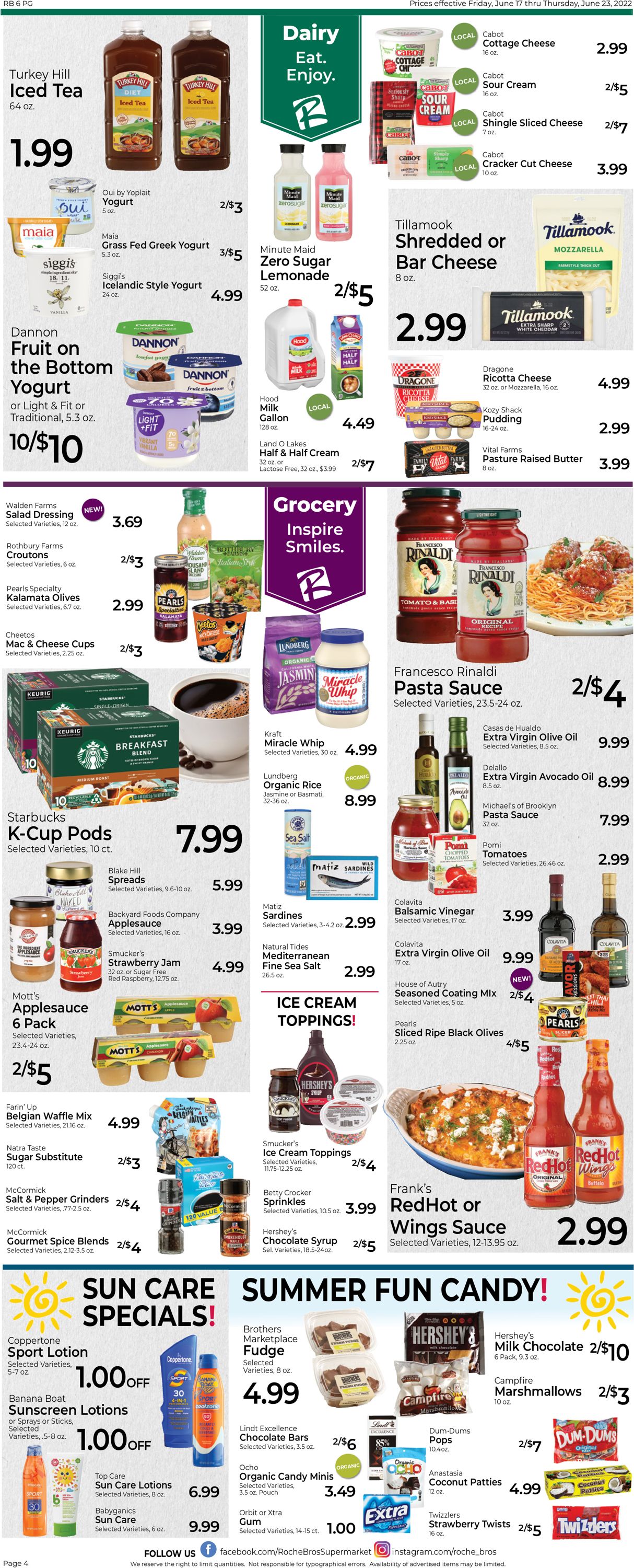 Roche Bros. Supermarkets Weekly Ad Circular - valid 06/17-06/23/2022 (Page 4)