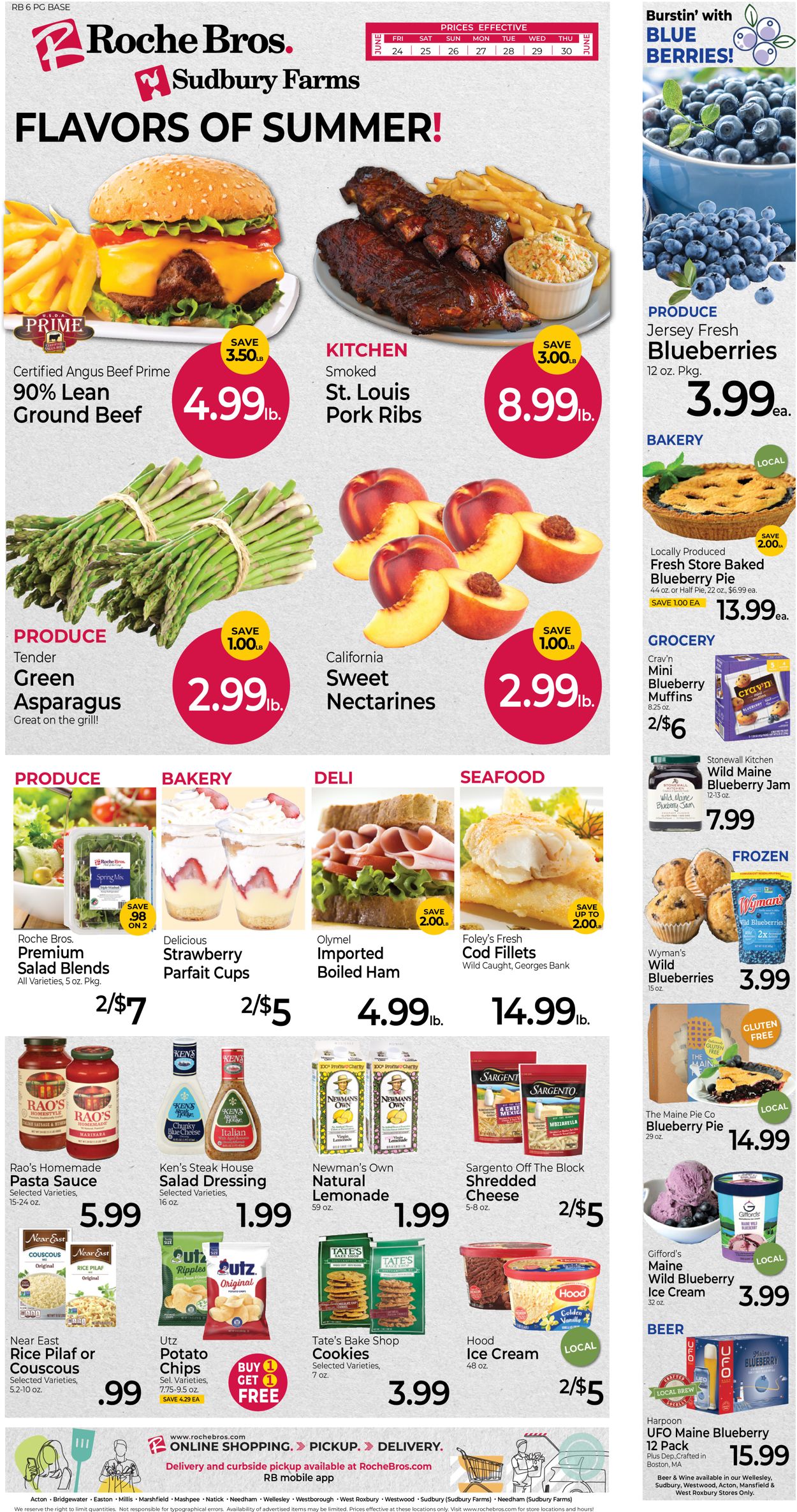 Roche Bros. Supermarkets Weekly Ad Circular - valid 06/24-06/30/2022