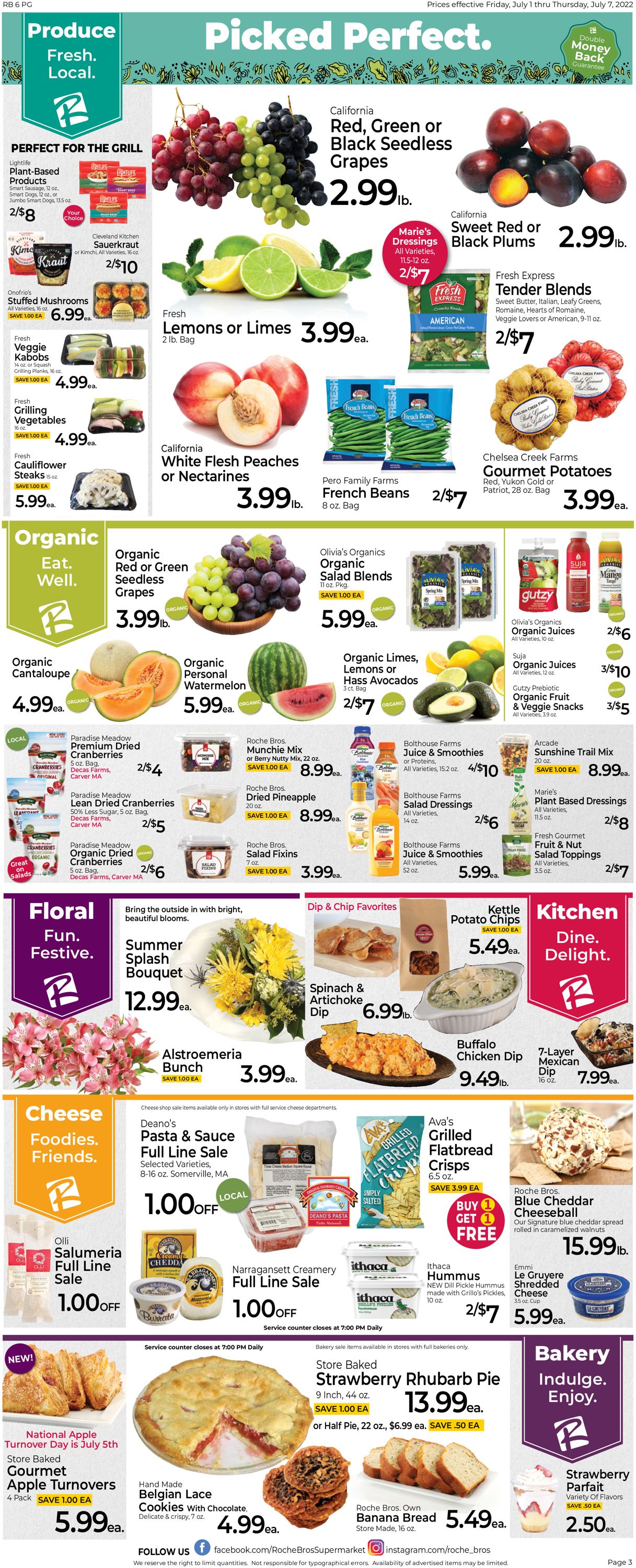 Roche Bros. Supermarkets - 4th of July Sale Weekly Ad Circular - valid 07/01-07/07/2022 (Page 3)