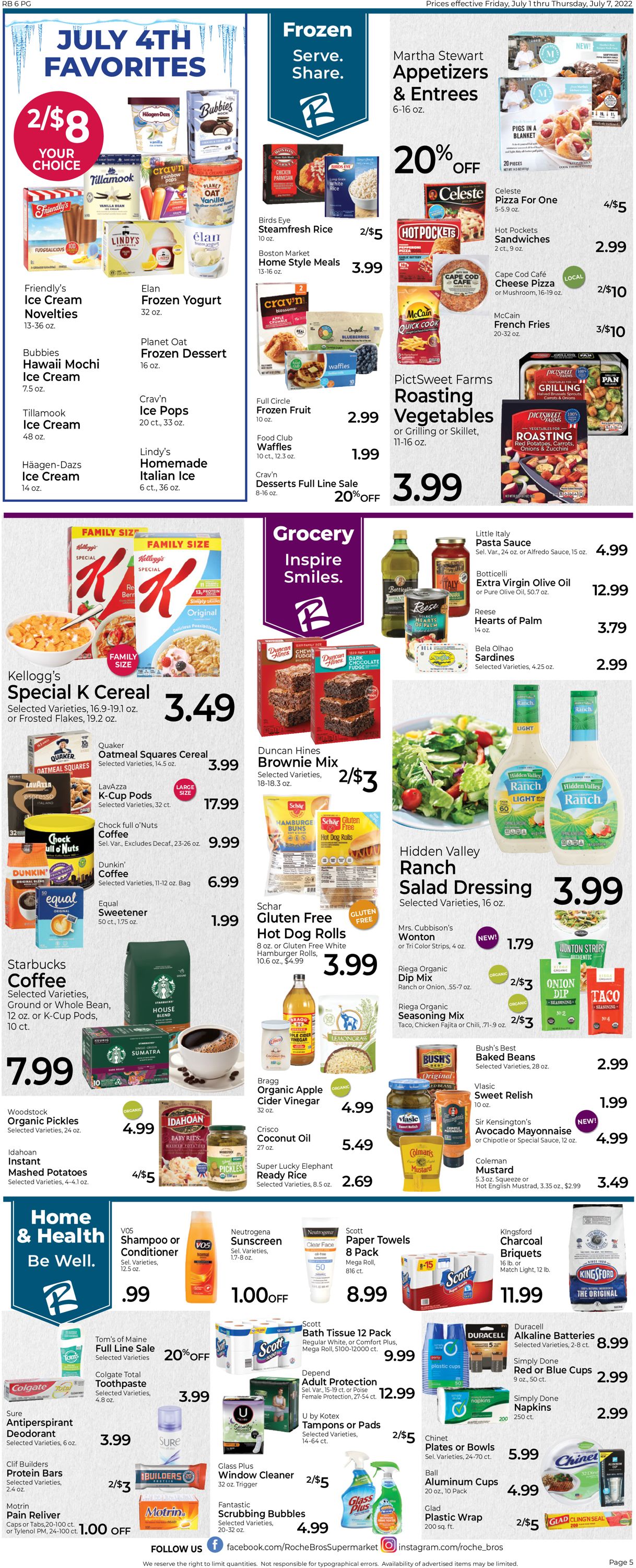 Roche Bros. Supermarkets - 4th of July Sale Weekly Ad Circular - valid 07/01-07/07/2022 (Page 5)