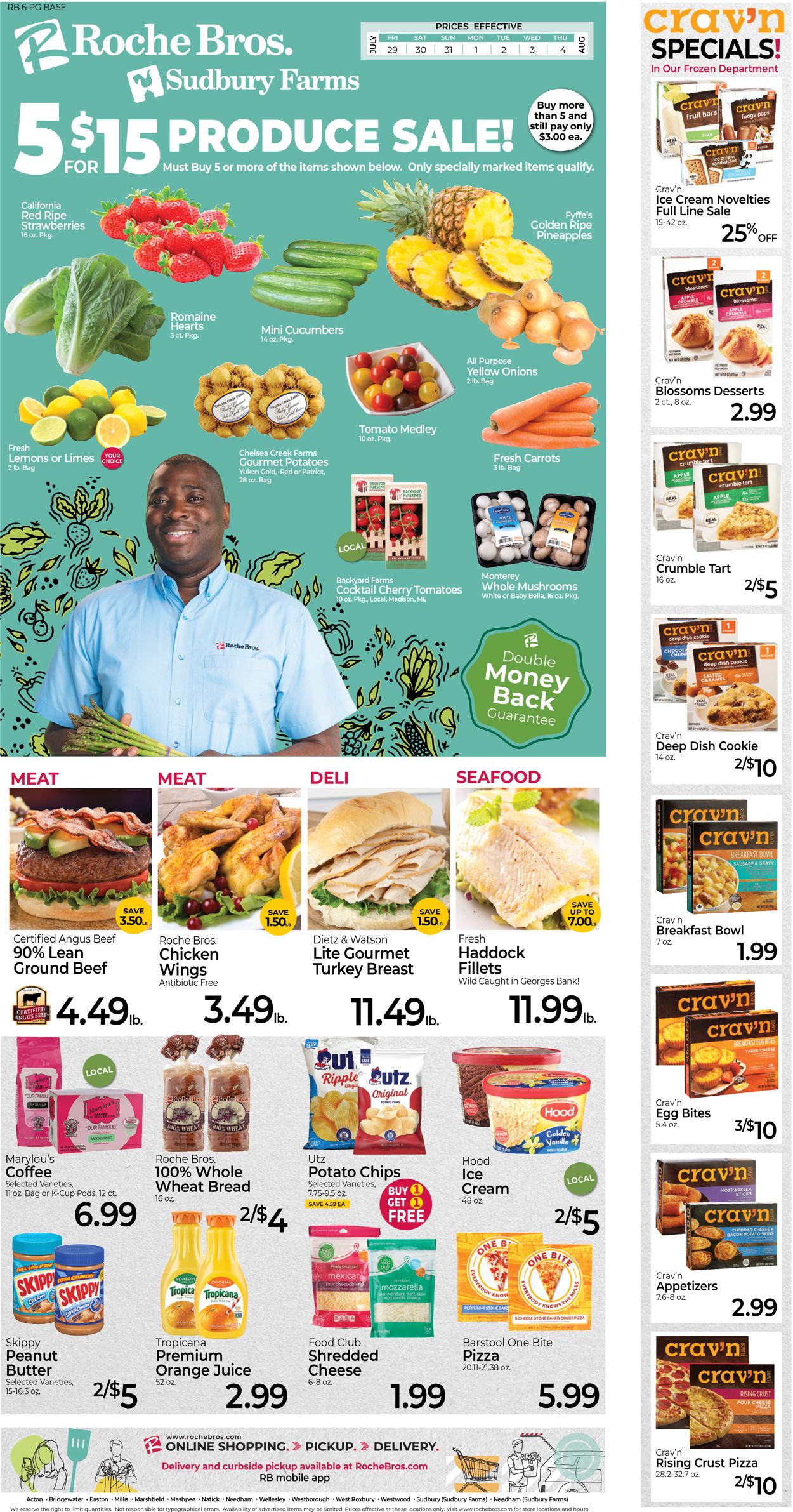 Roche Bros. Supermarkets Weekly Ad Circular - valid 07/29-08/04/2022