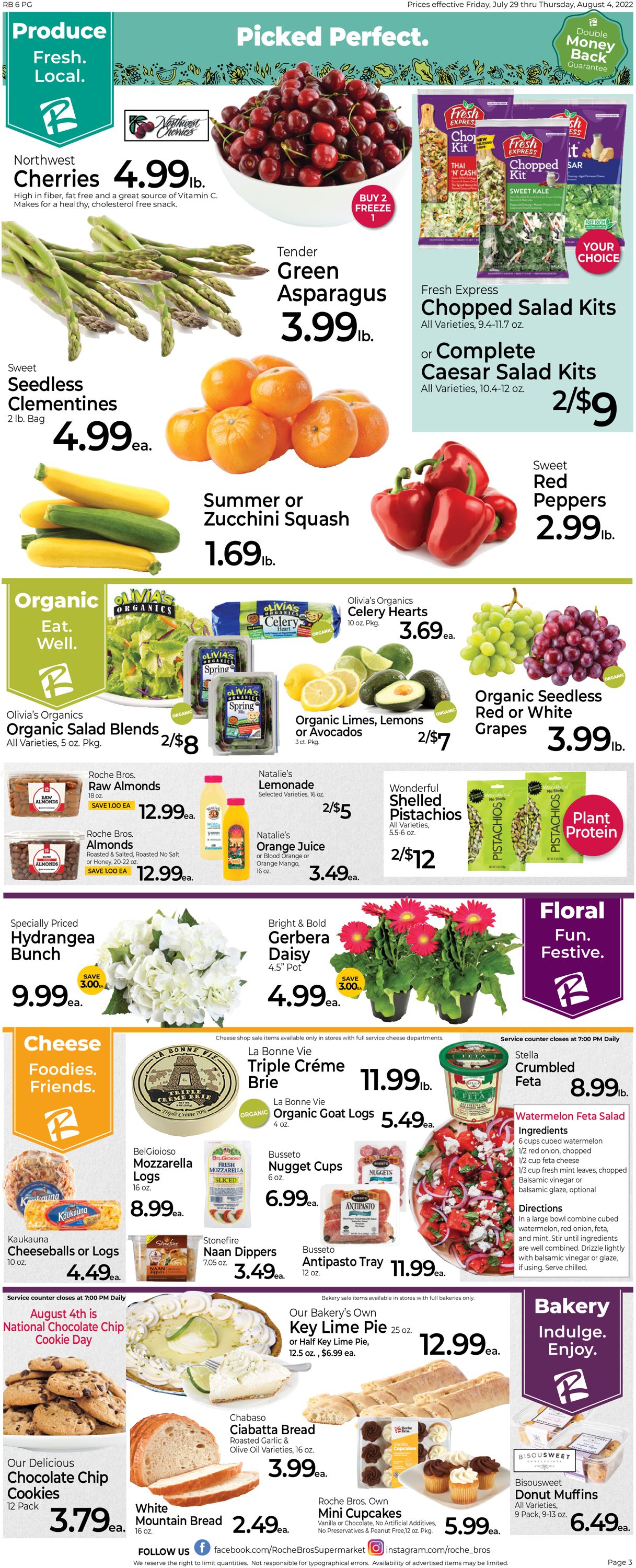 Roche Bros. Supermarkets Weekly Ad Circular - valid 07/29-08/04/2022 (Page 3)