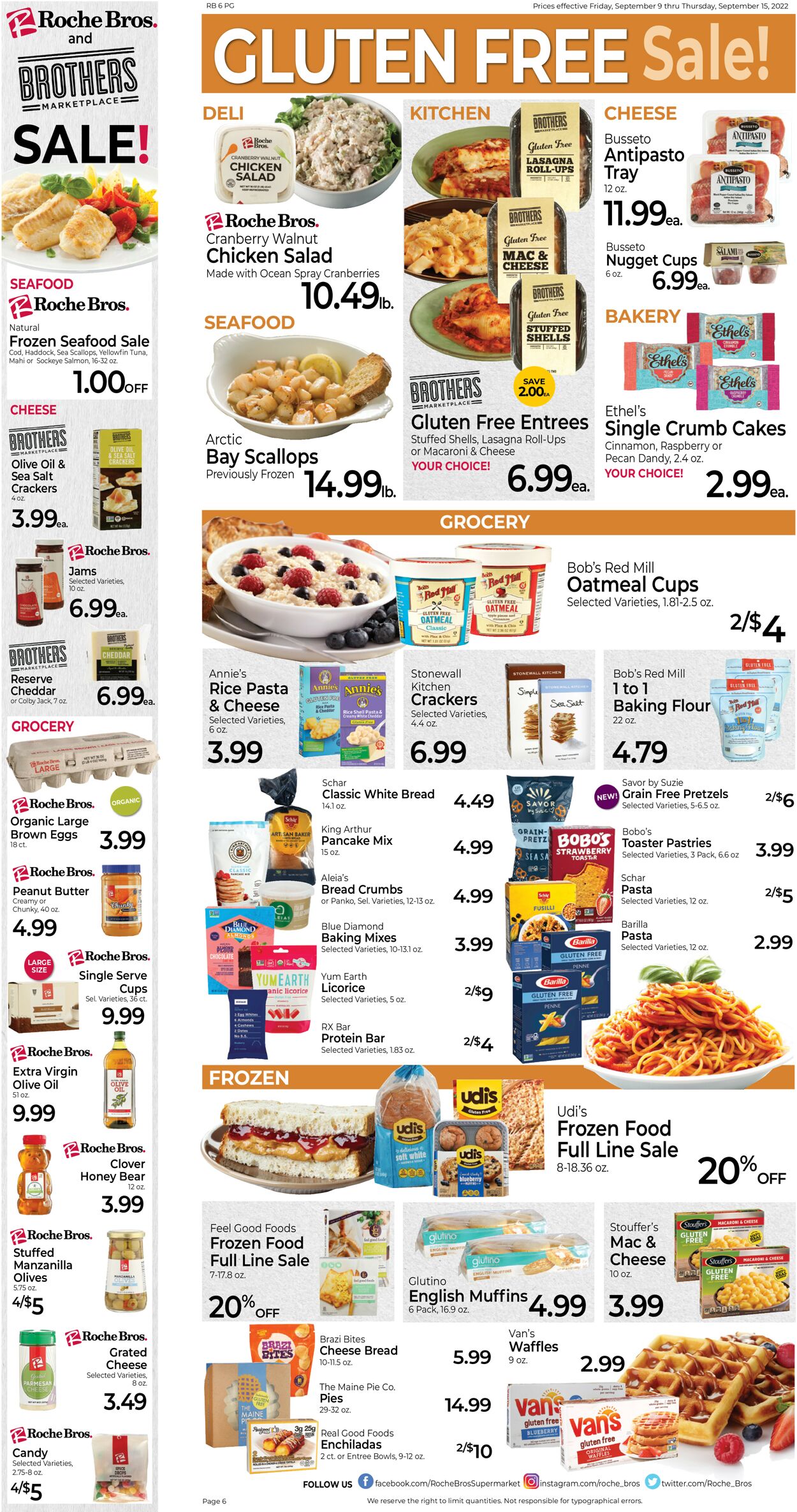 Roche Bros. Supermarkets Weekly Ad Circular - valid 09/09-09/15/2022 (Page 6)