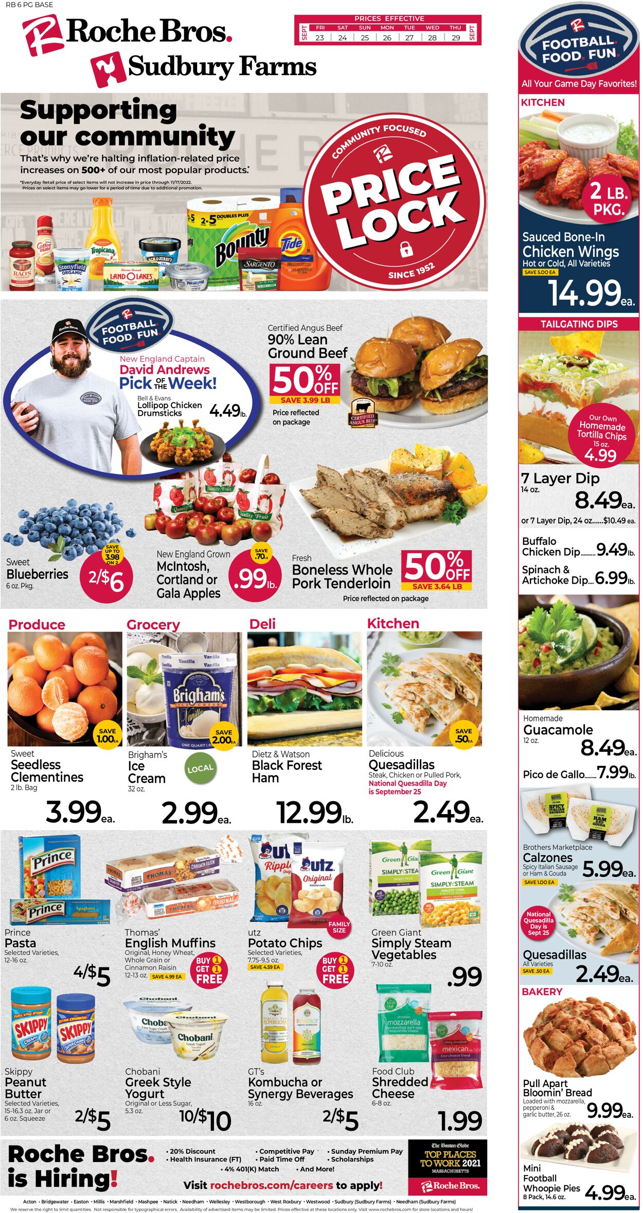Roche Bros. Supermarkets Weekly Ad Circular - valid 09/23-09/29/2022