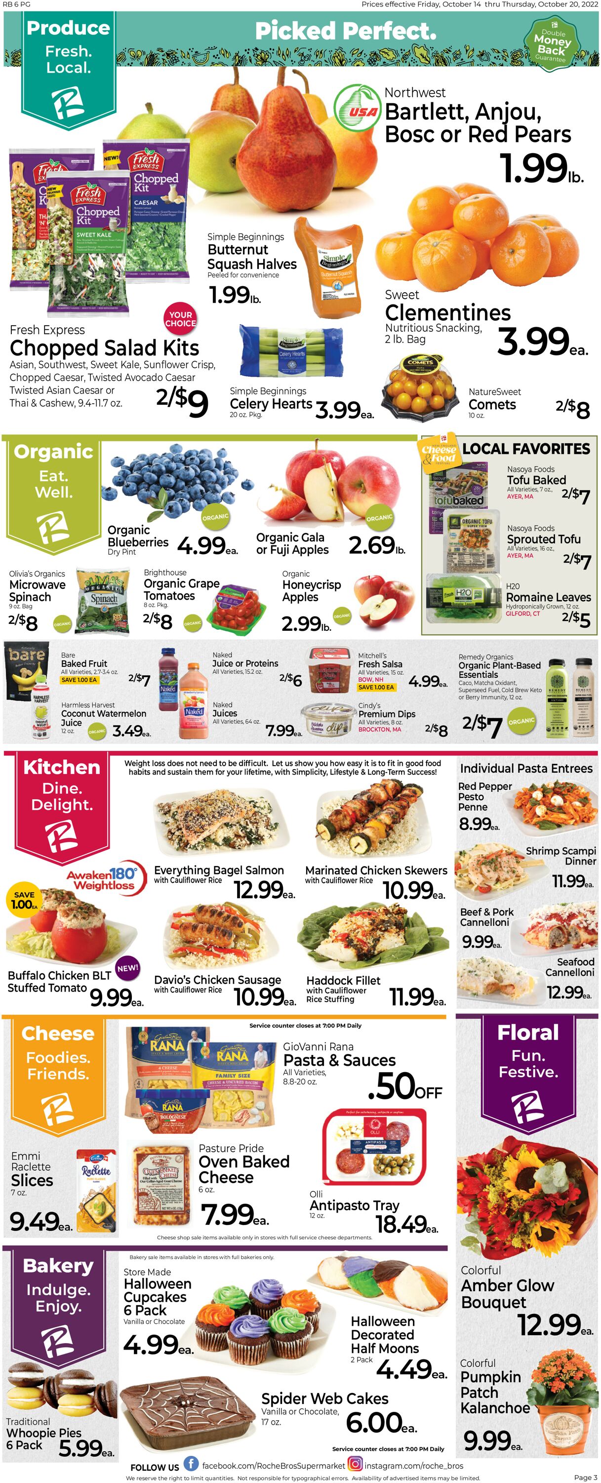 Roche Bros. Supermarkets Weekly Ad Circular - valid 10/14-10/20/2022 (Page 3)