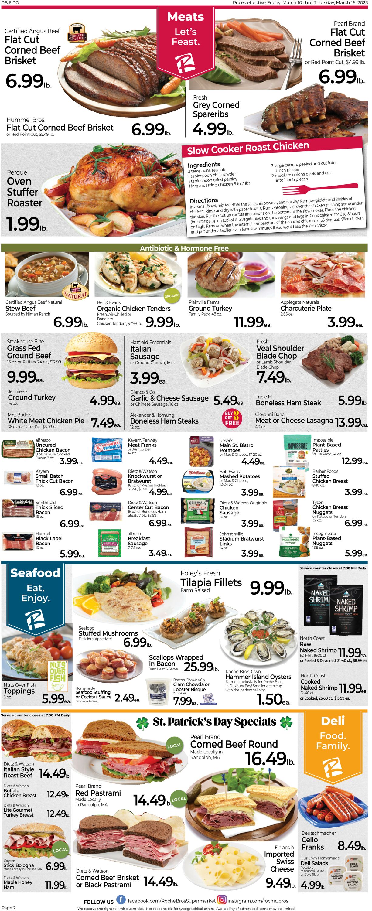 Roche Bros. Supermarkets Weekly Ad Circular - valid 03/10-03/17/2023 (Page 2)