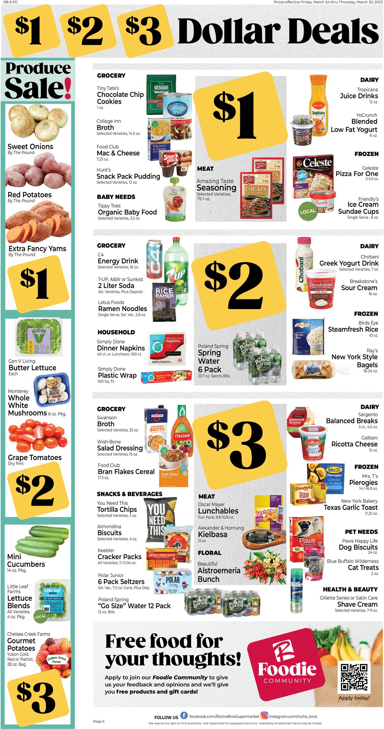 Roche Bros. Supermarkets Weekly Ad Circular - valid 03/24-03/30/2023 (Page 6)