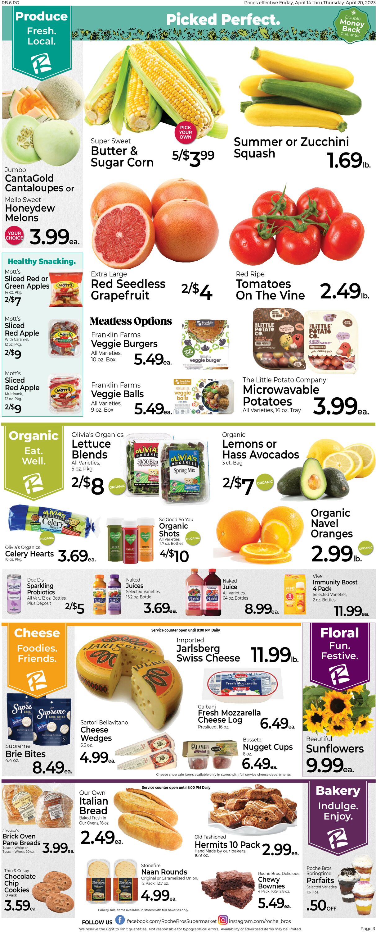 Roche Bros. Supermarkets Weekly Ad Circular - valid 04/14-04/21/2023 (Page 3)