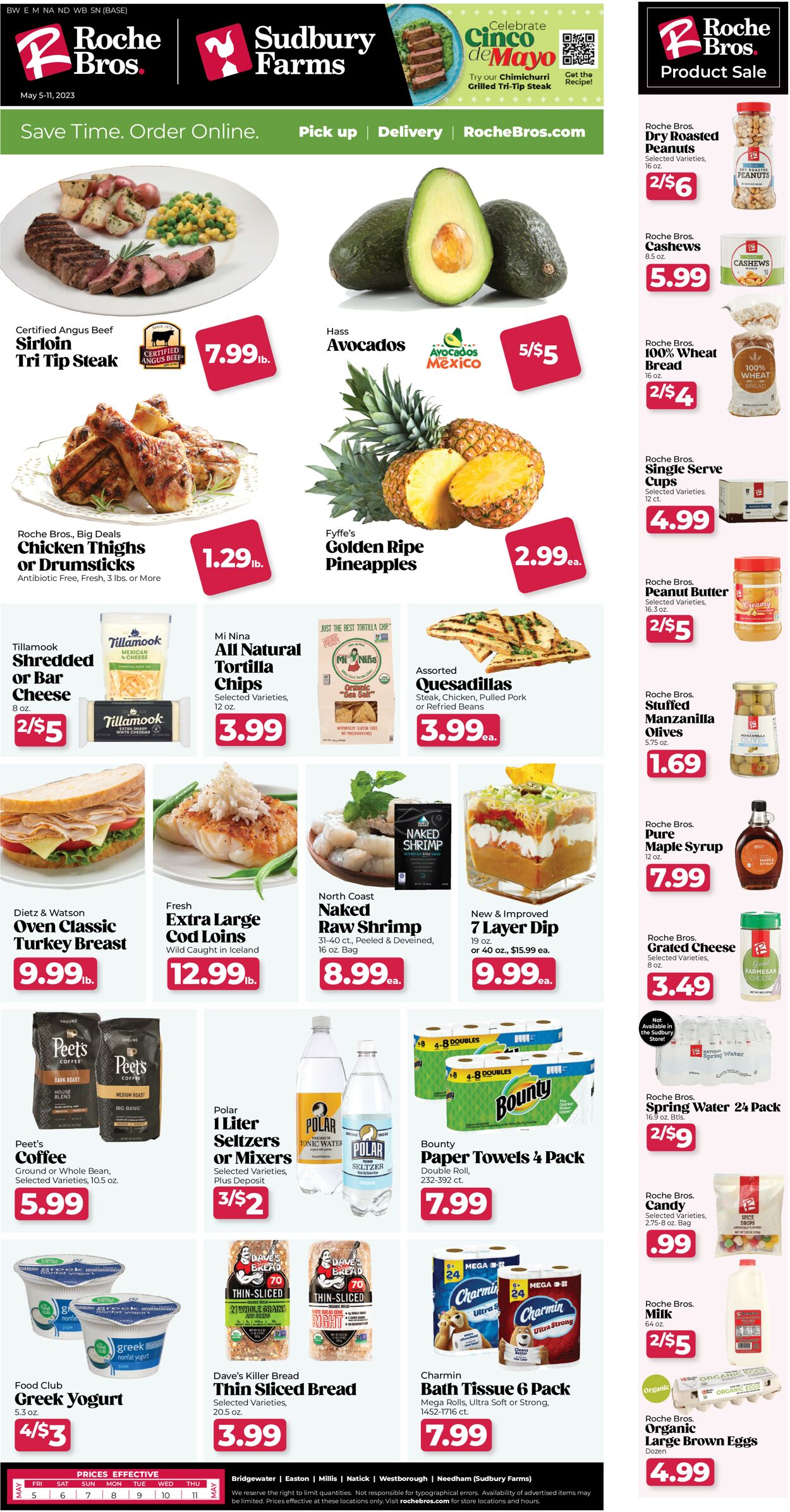 Roche Bros. Supermarkets Weekly Ad Circular - valid 05/05-05/11/2023