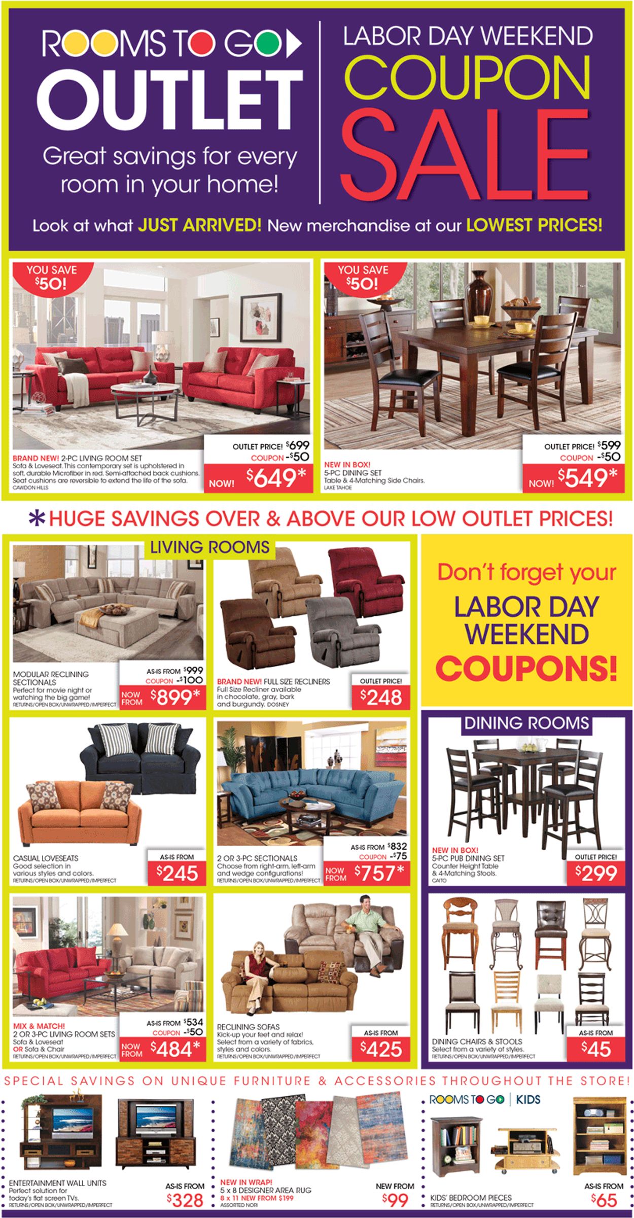 Rooms To Go Weekly Ad Circular - valid 09/03-09/09/2020 (Page 2)