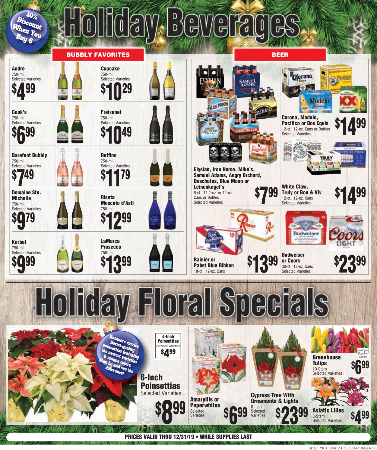 Rosauers - New Year's Ad 2019 Weekly Ad Circular - valid 12/26-12/31/2019 (Page 10)
