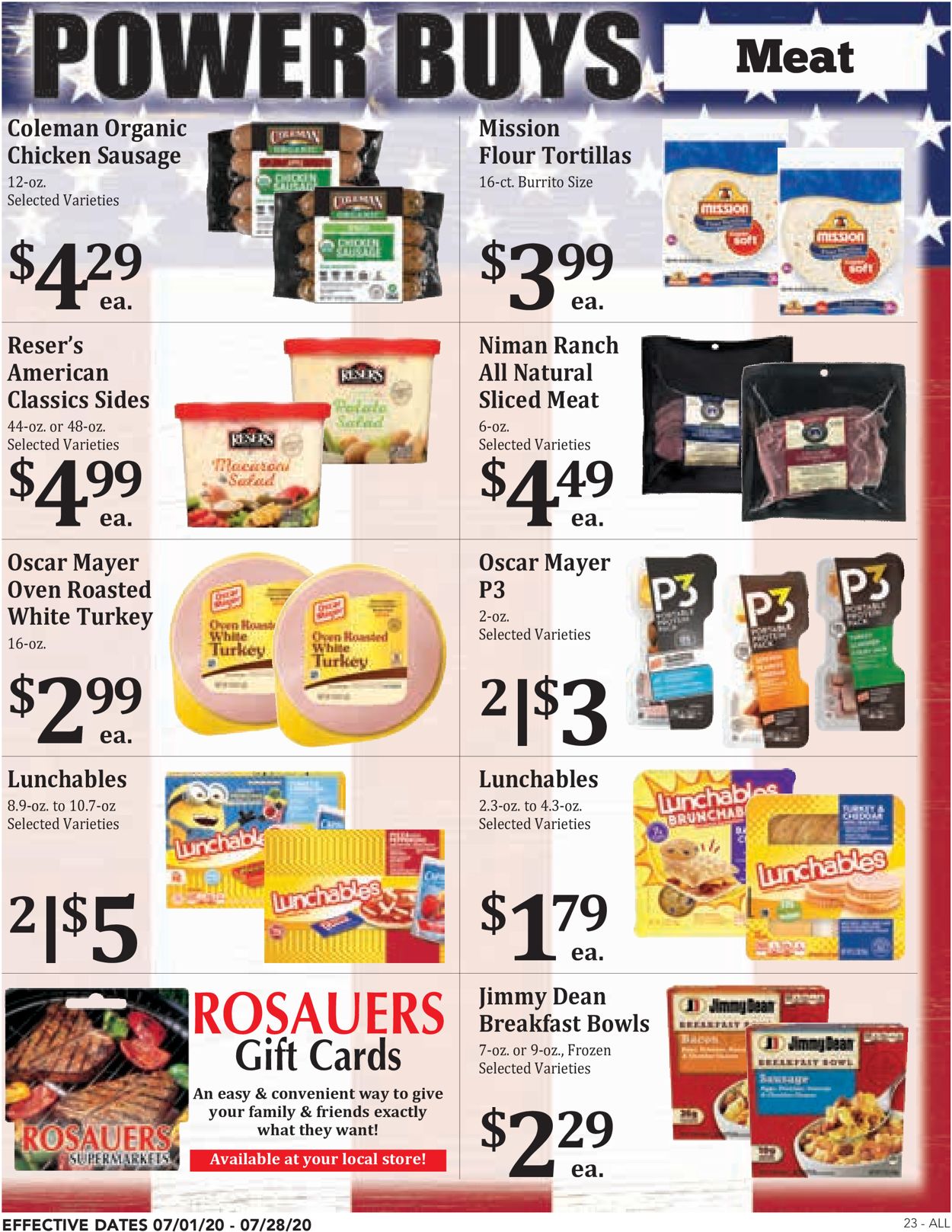 Rosauers Weekly Ad Circular - valid 07/01-07/28/2020 (Page 23)