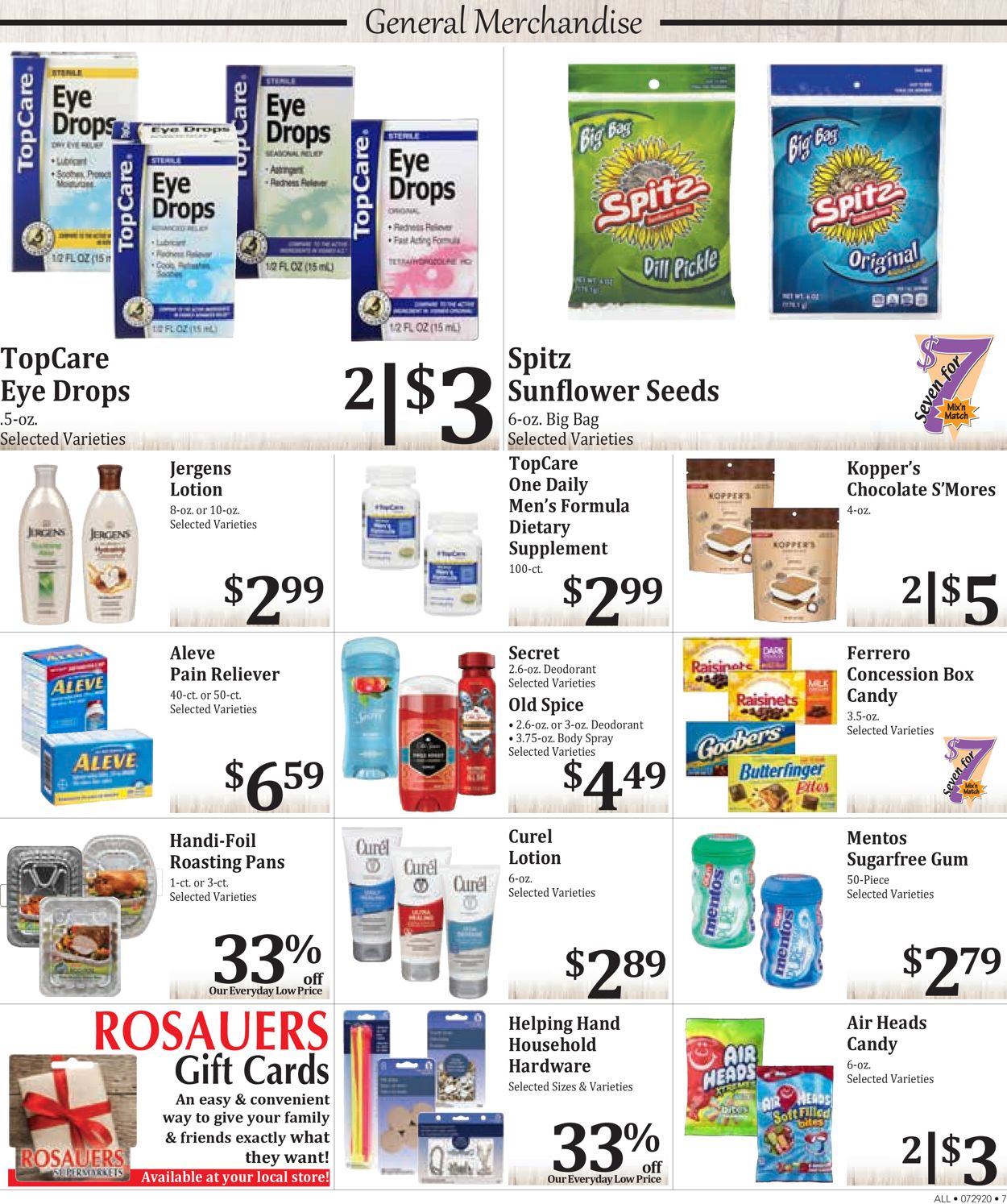 Rosauers Weekly Ad Circular - valid 07/29-08/04/2020 (Page 6)