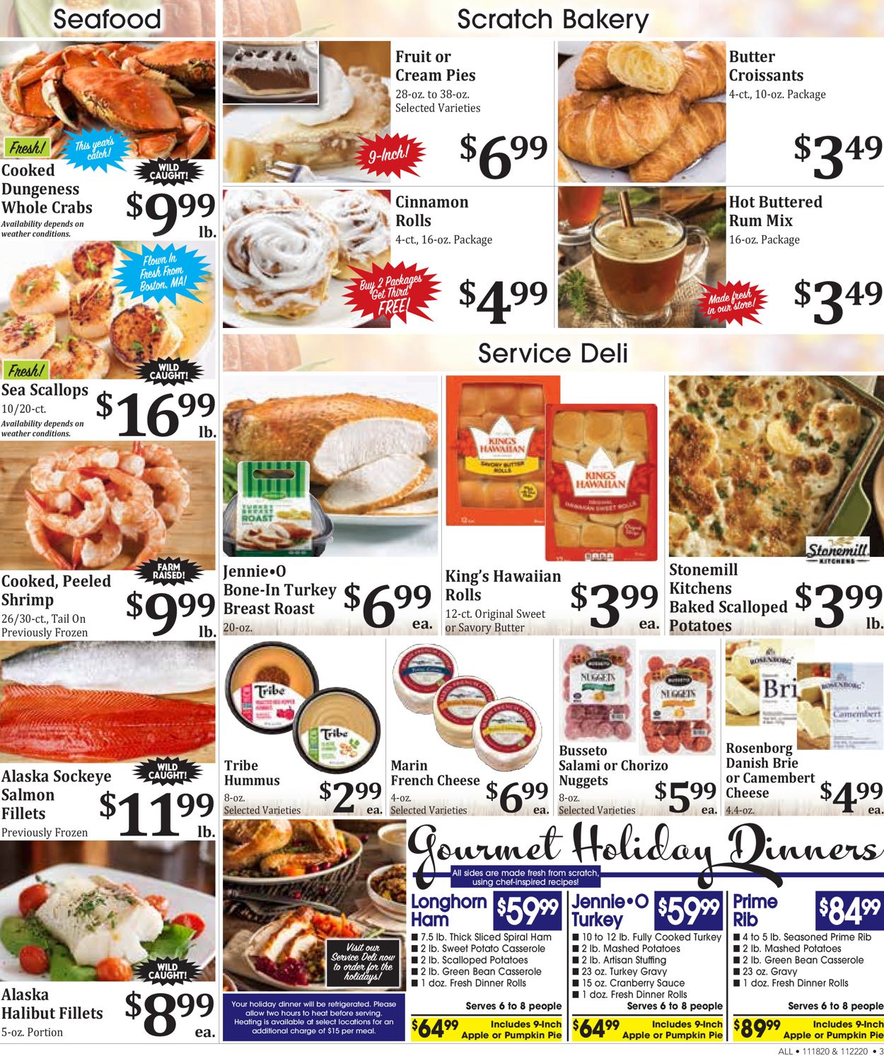Rosauers Thanksgiving 2020 Weekly Ad Circular - valid 11/18-11/26/2020 (Page 3)