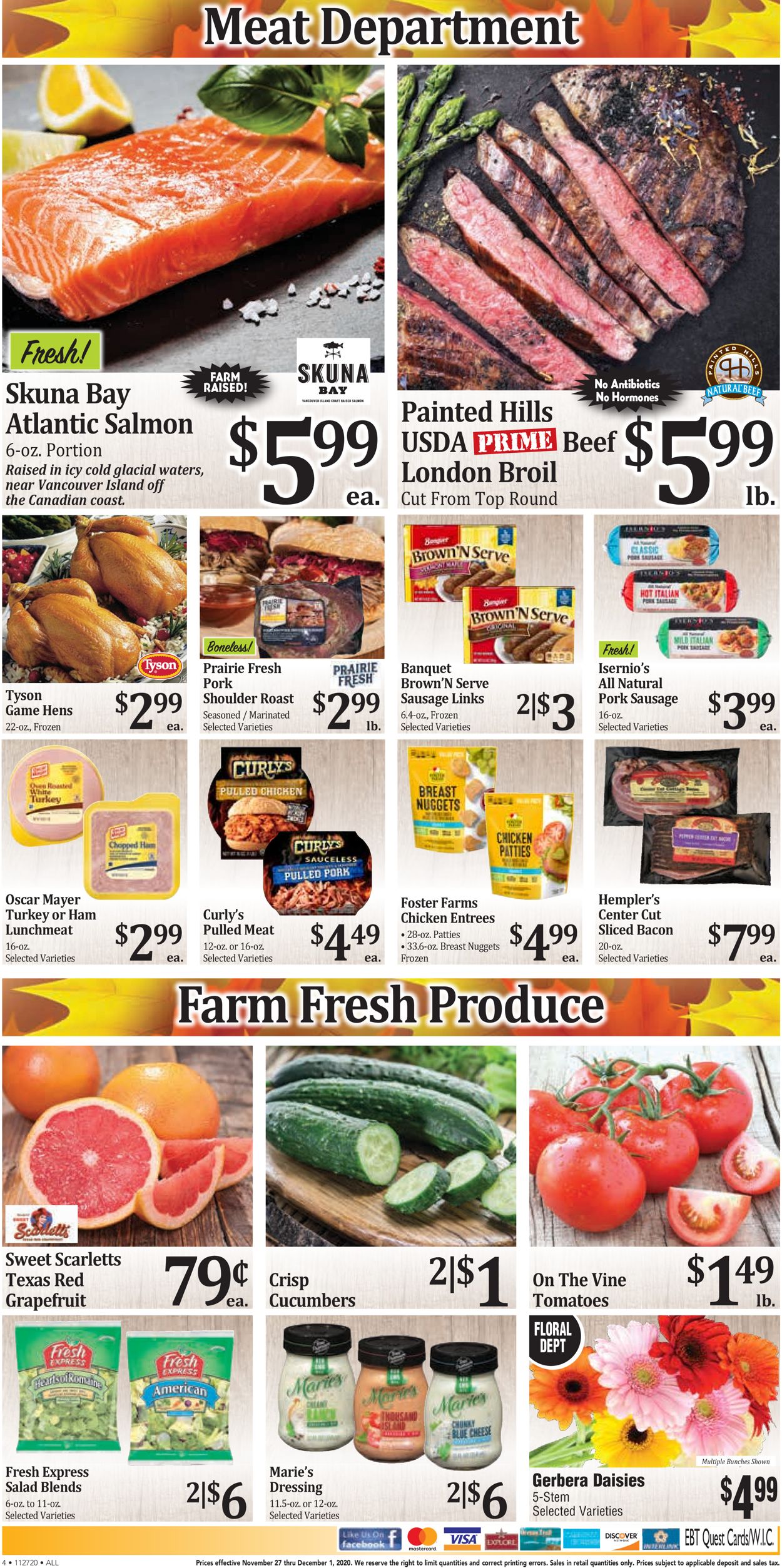 Rosauers Fall Sale 2020 Weekly Ad Circular - valid 11/27-12/01/2020 (Page 3)